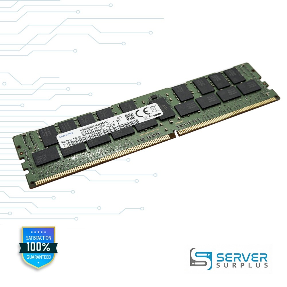 Samsung 64GB DDR4-2933 PC4-23400 288-Pin LRDIMM M386A8K40DM2-CVFCO
