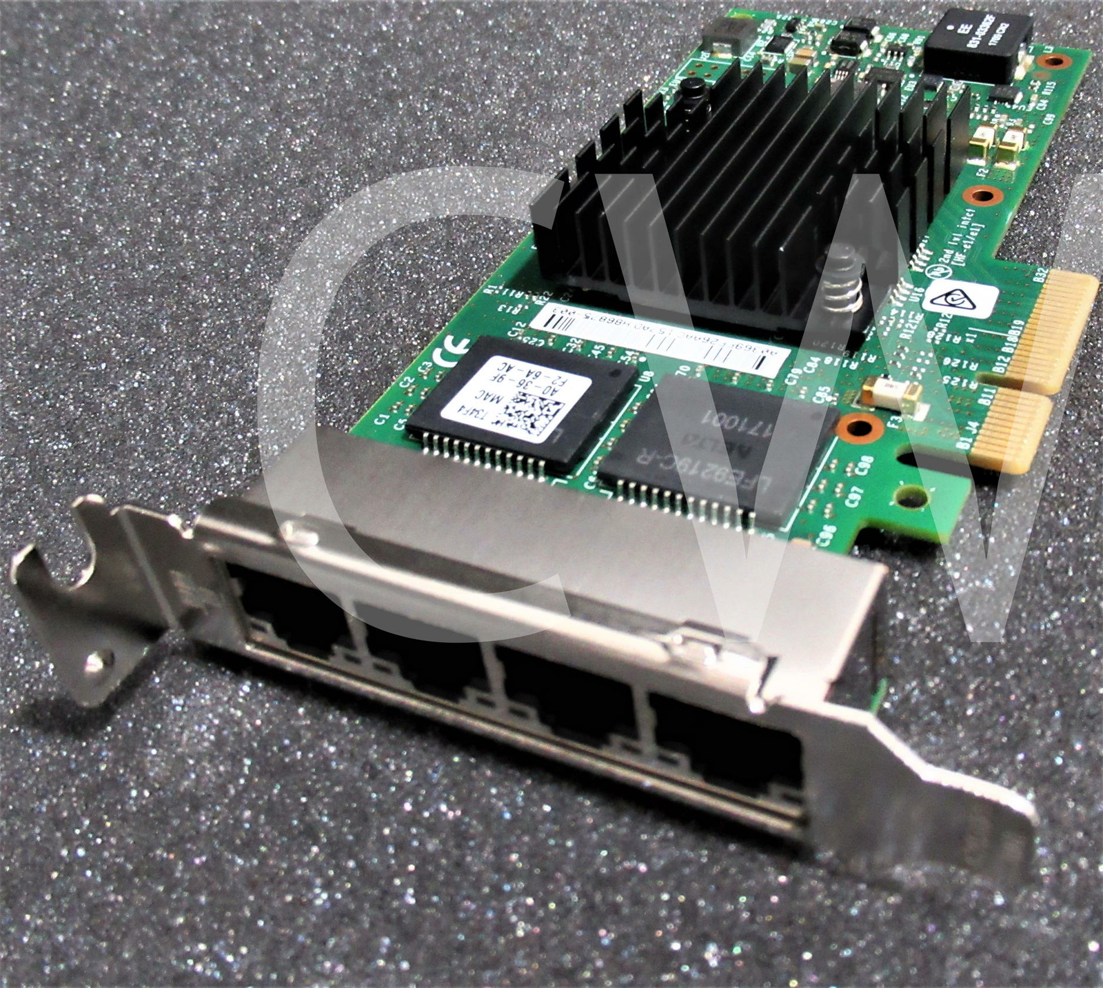 T34F4 0T34F4 Dell Intel i350 Quad-Ports 1Gbps PCIU-E LP Network Interface Card