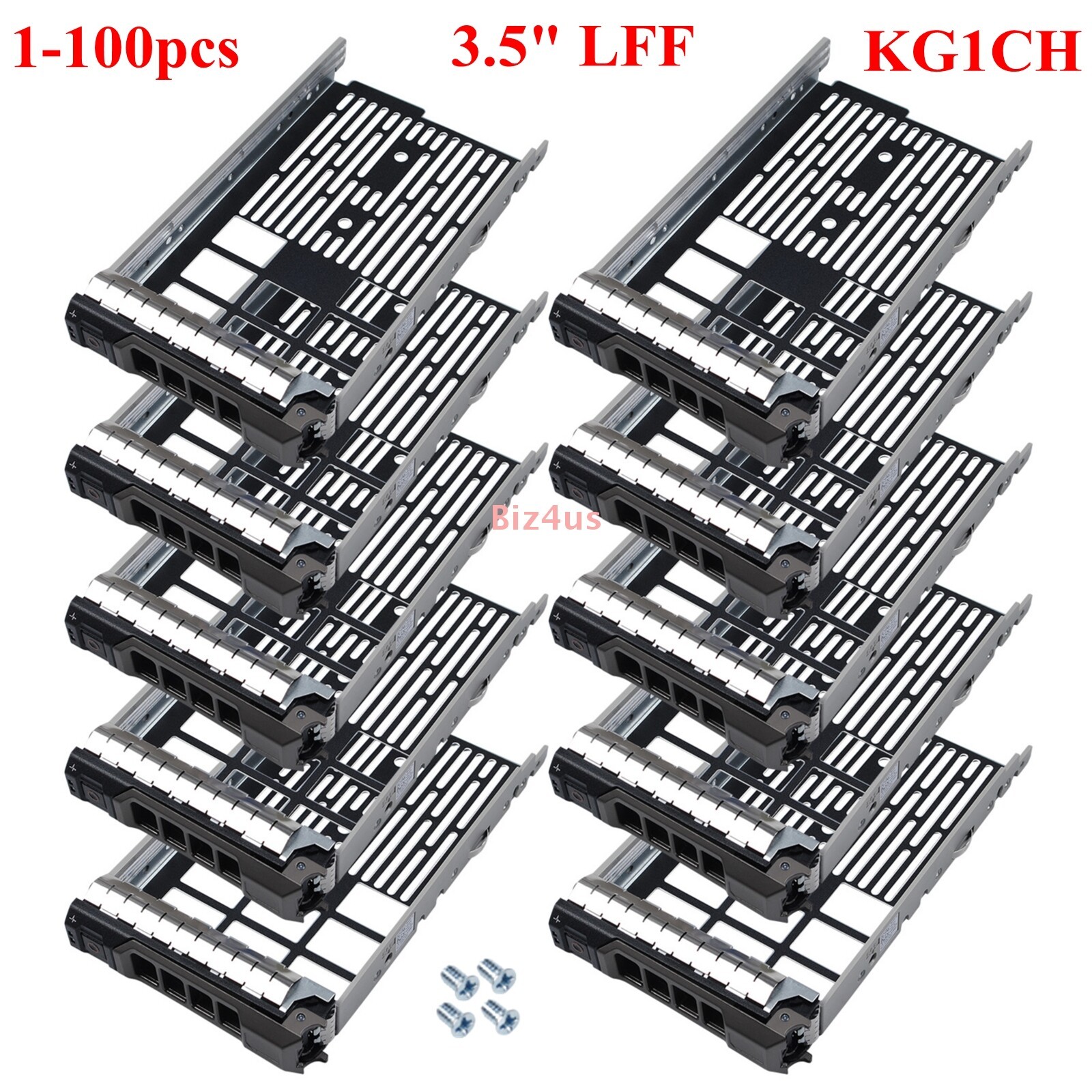 Lot 3.5" Drive Tray Caddy For Dell R630 R710 R720xd R730 R730xd T430 T630 0KG1CH