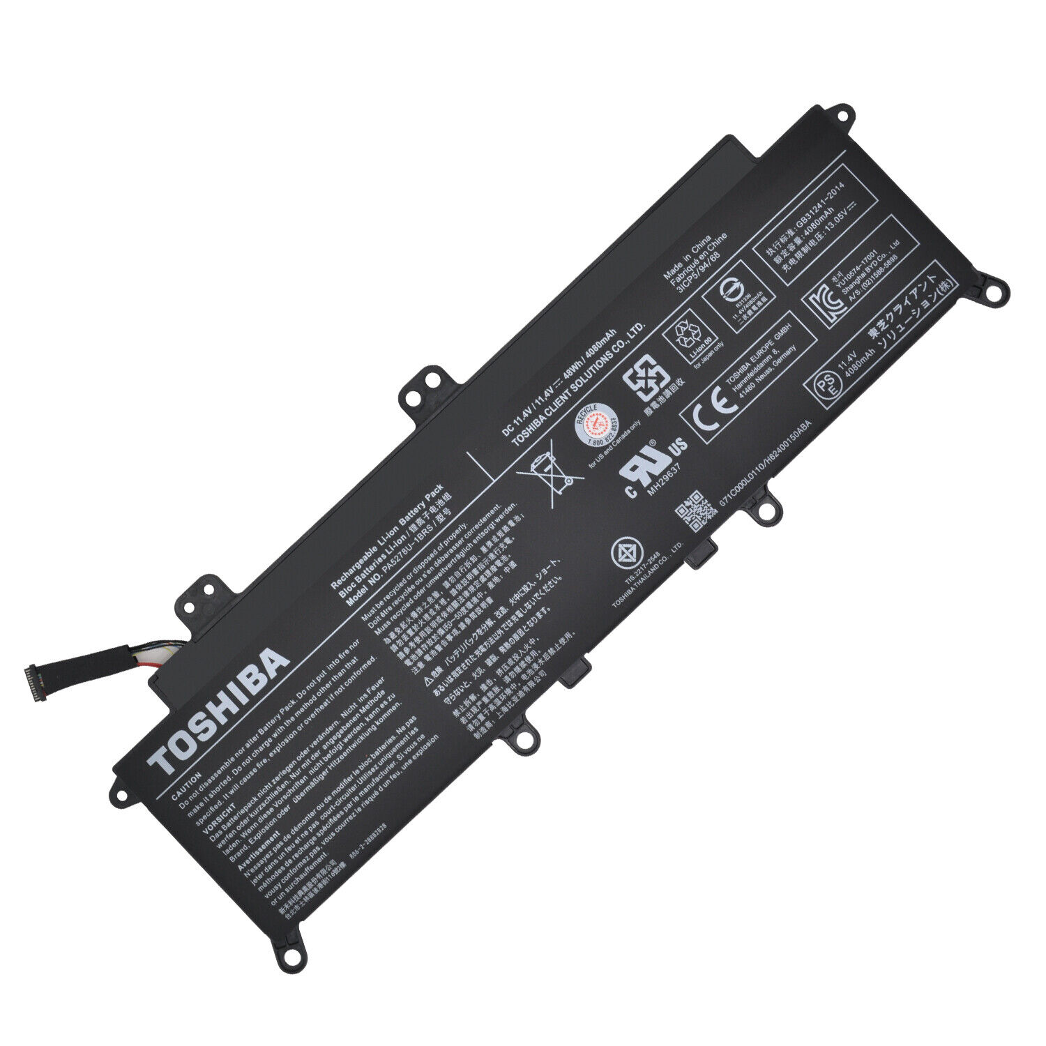 Genuine PA5278U-1BRS Battery Toshiba Tecra X40-D X40-E X40-F Portege X30-D X30-E