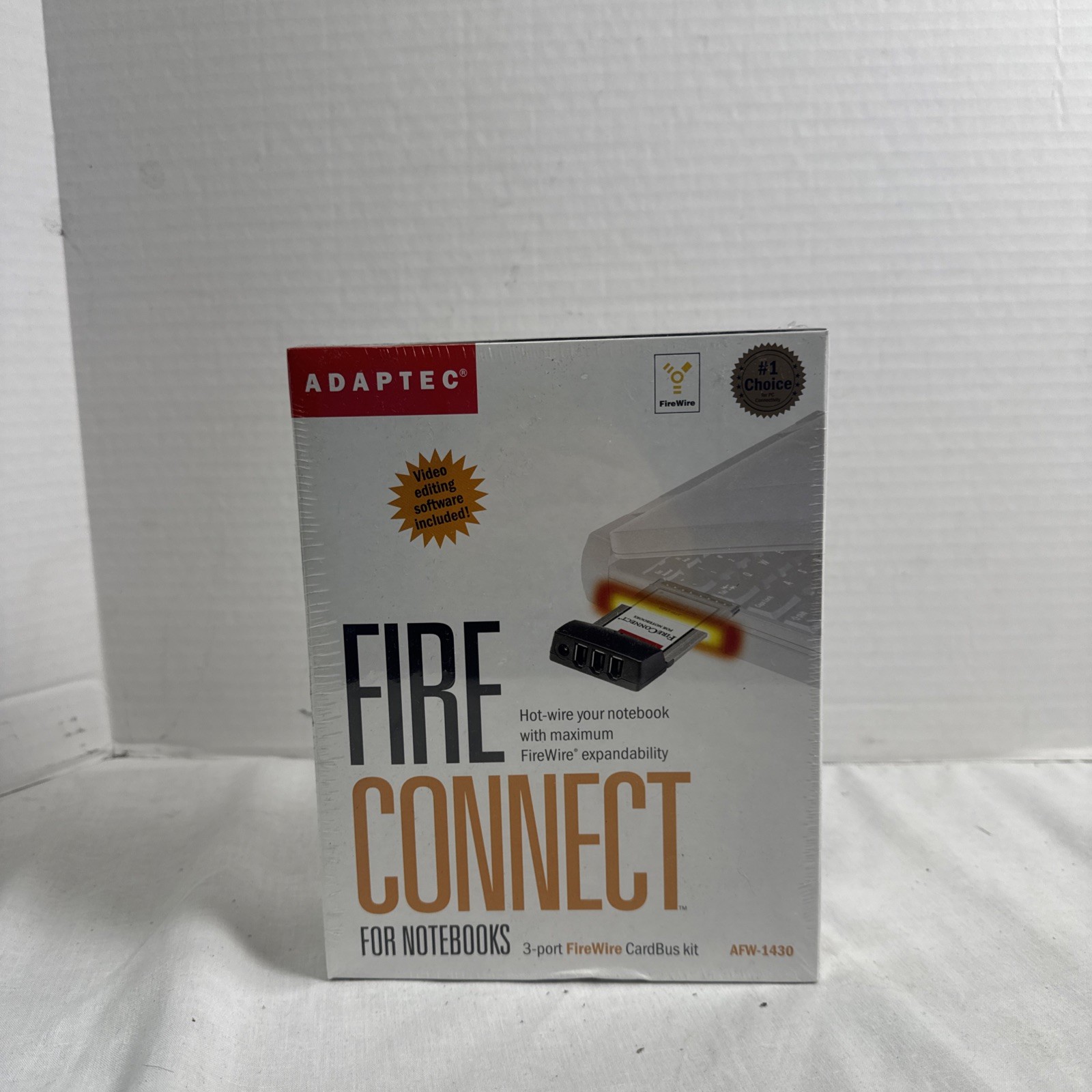 Adaptec Fire Connect For Notebooks 3 Port FireWire Cardbus Kit NEW IN BOX