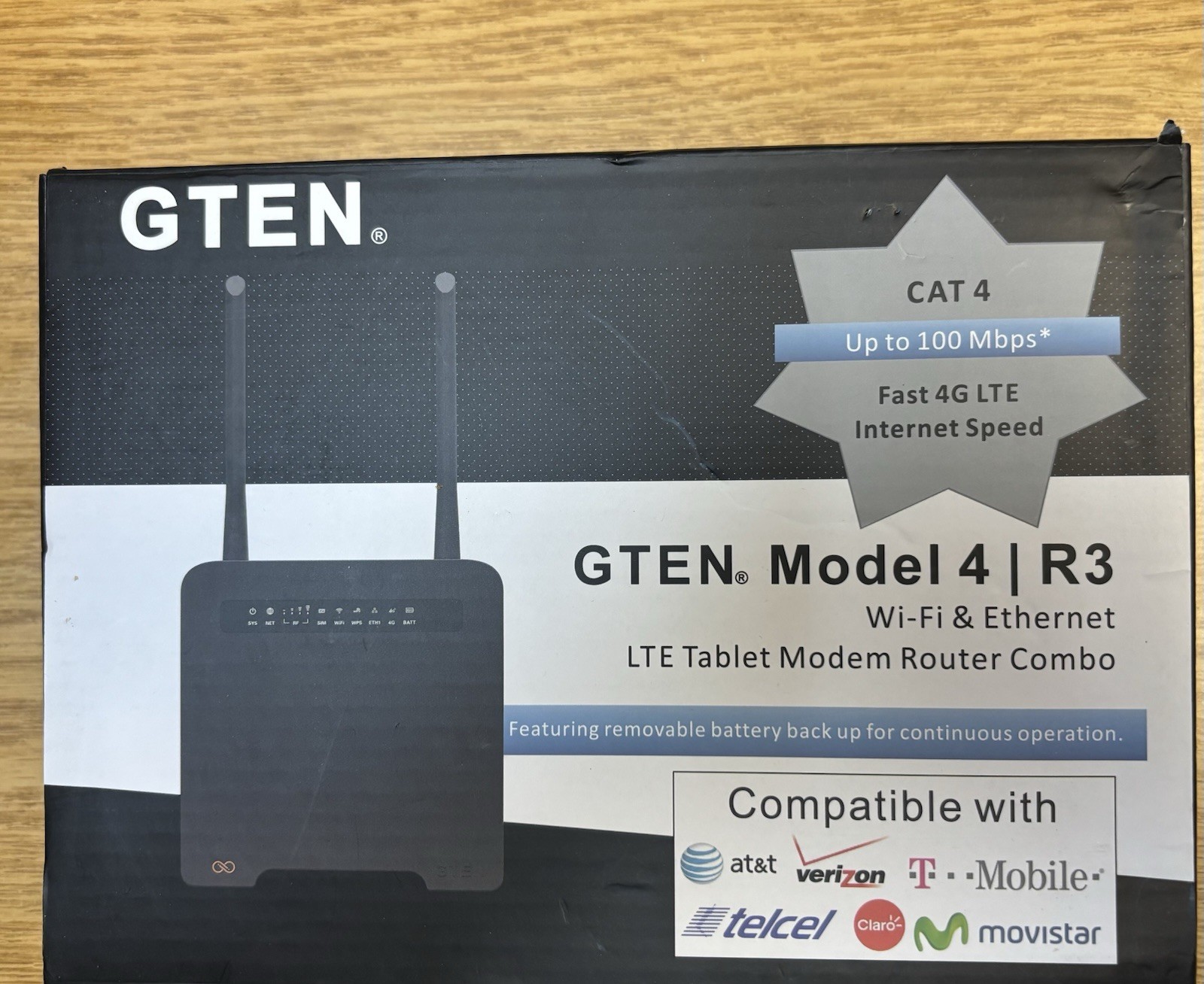 GTEN Model 4 R3 LTE Modem / Router (4G) – Basic Modem / WAN / Compact Design