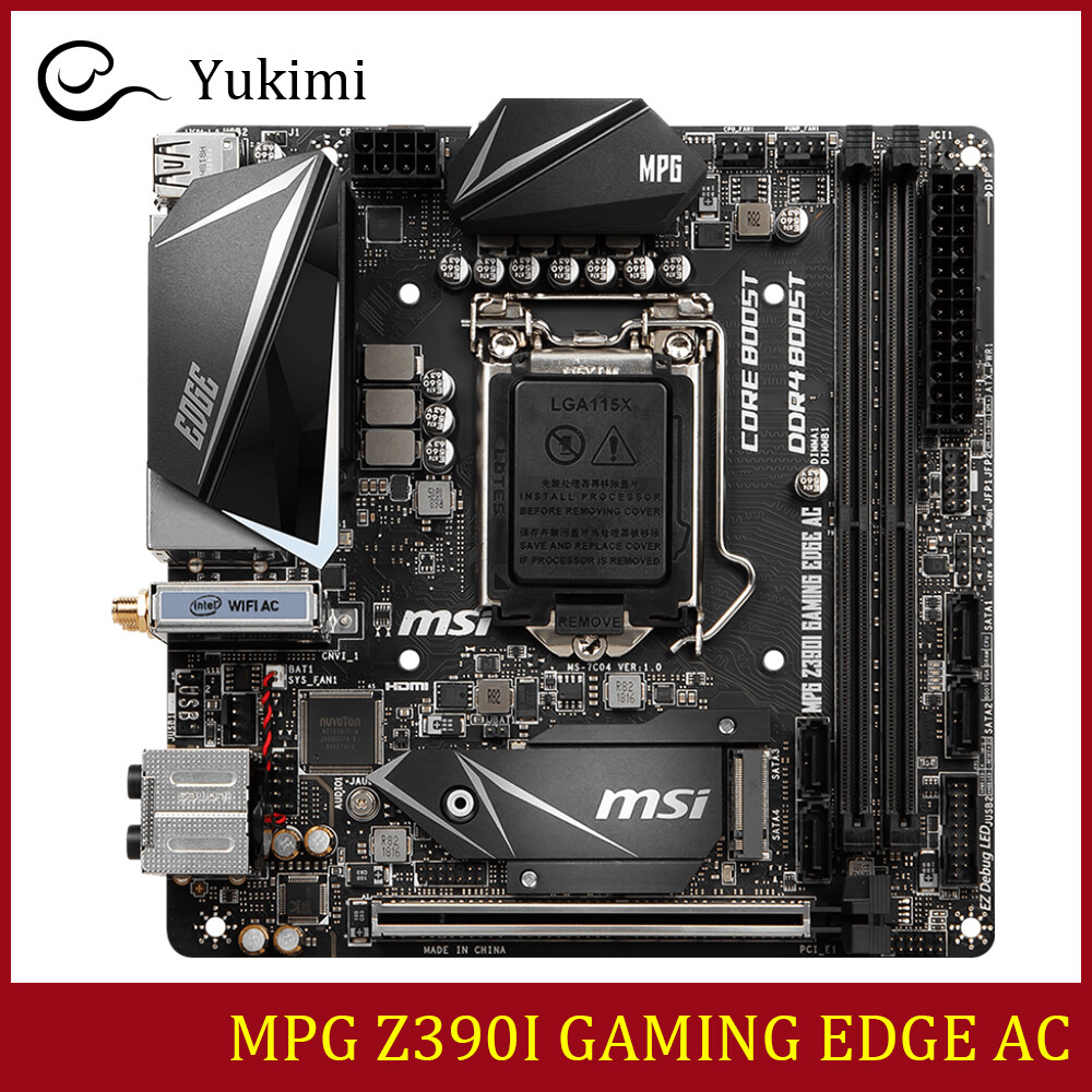 🎉FOR MSI MPG Z390I GAMING EDGE AC DDR4 LGA1151 64GB Mini-ITX Motherboard tested