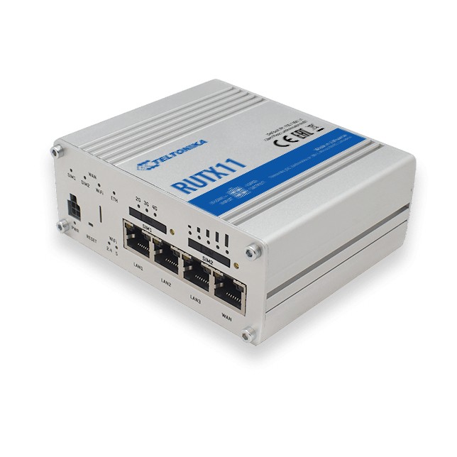 Teltonika RUTX11 wireless router Gigabit Ethernet Dual-band (2.4 GHz / 5 GHz) 4G