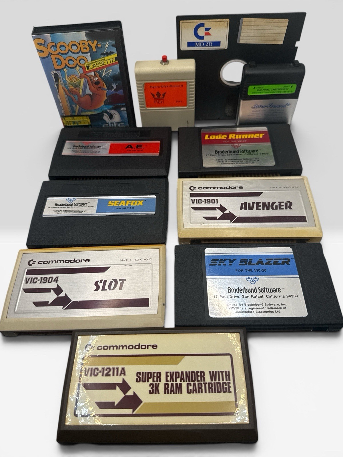 Commodore C64 C128 Mega Collectors Bundle 9 Modules 1541-II Drive 1531 Datasette