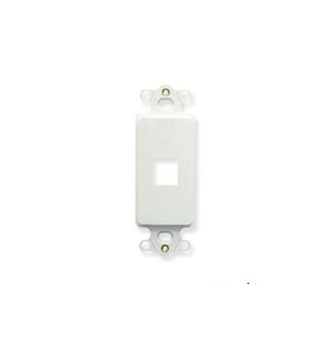 Icc 1-port Decorex Insert - 1 X Total Number Of Socket[s] - White (ic107di1wh)