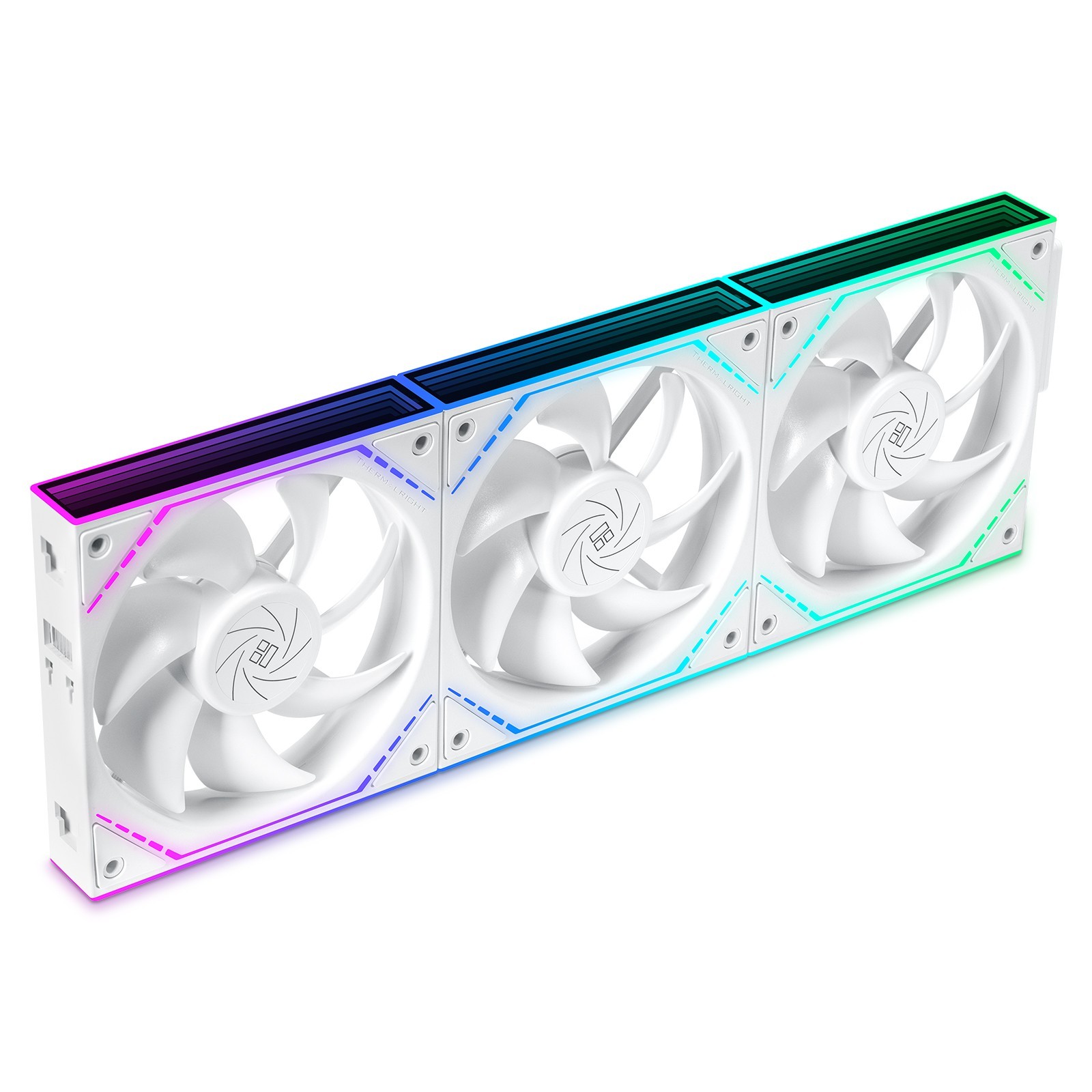 Hot Thermalright 3-Pack White ARGB Computer Case Fans 2000RPM Quiet, TL-M12QW