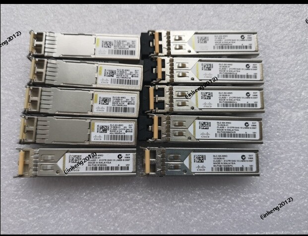 10PCS Cisco GLC-SX-MMD 10-2626-01 1000BASE-SX SFP 850nm Transceiver Module