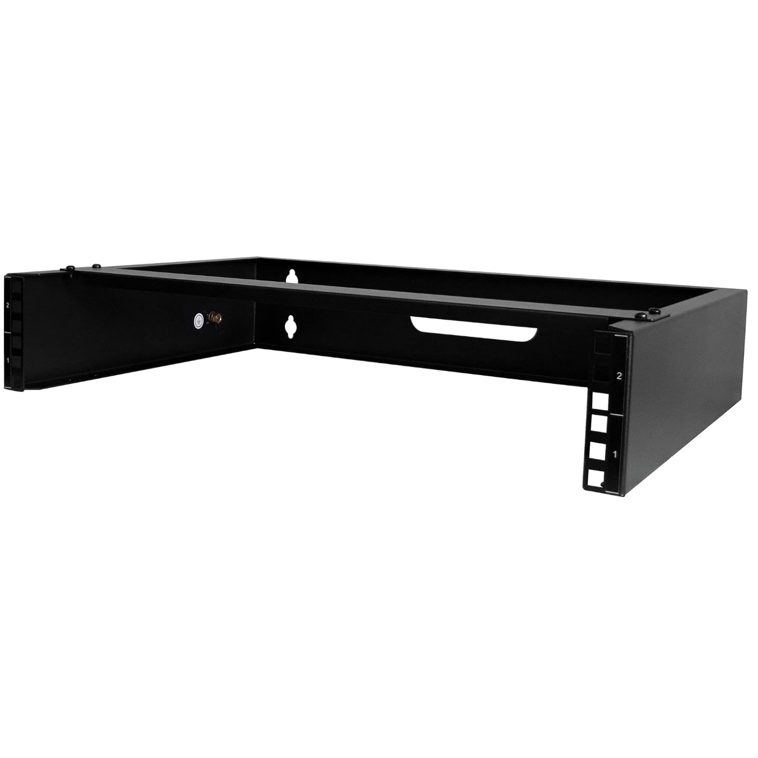 2U Wall Mount Data Rack - Low Profile - Steel Construction