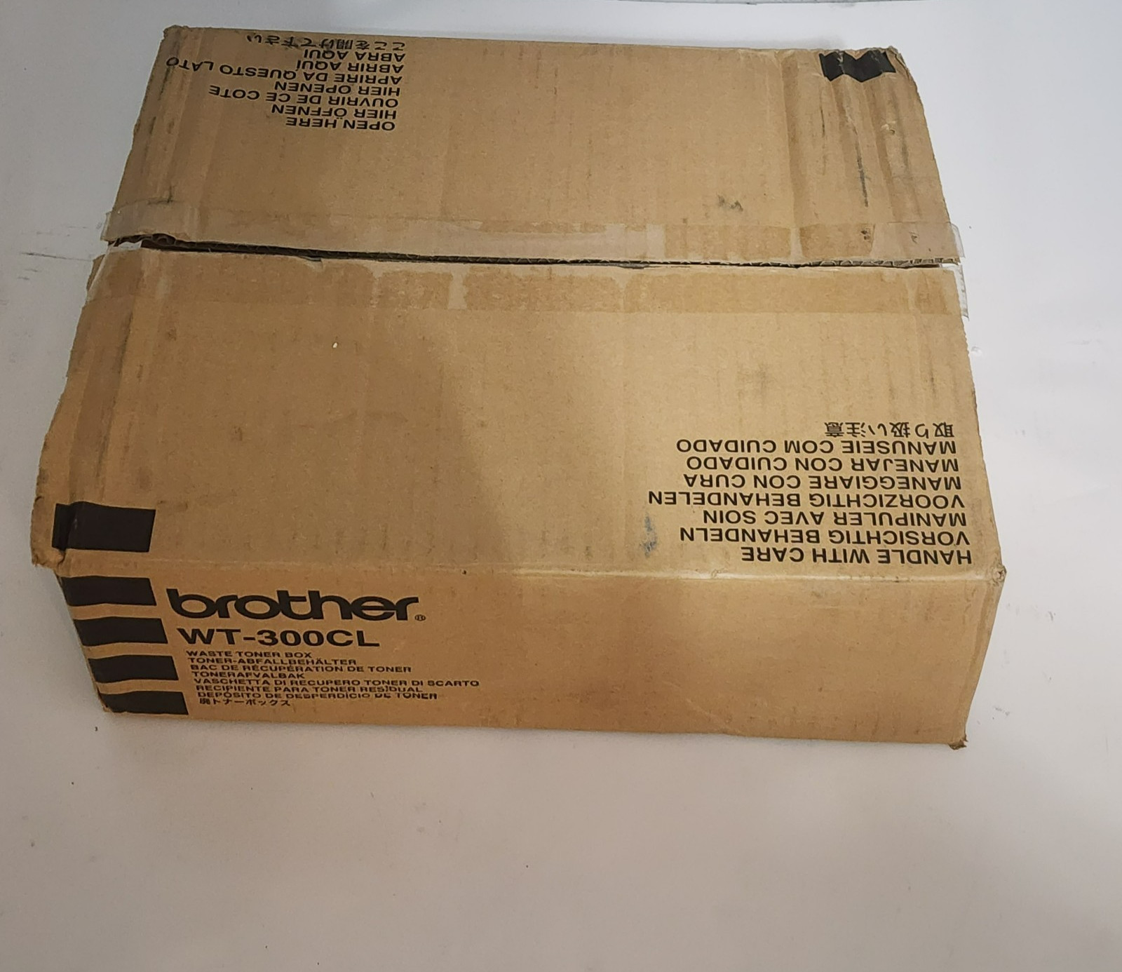 Brother WT-300CL Waste Toner Container Genuine New OEM Sealed Bag Open Box