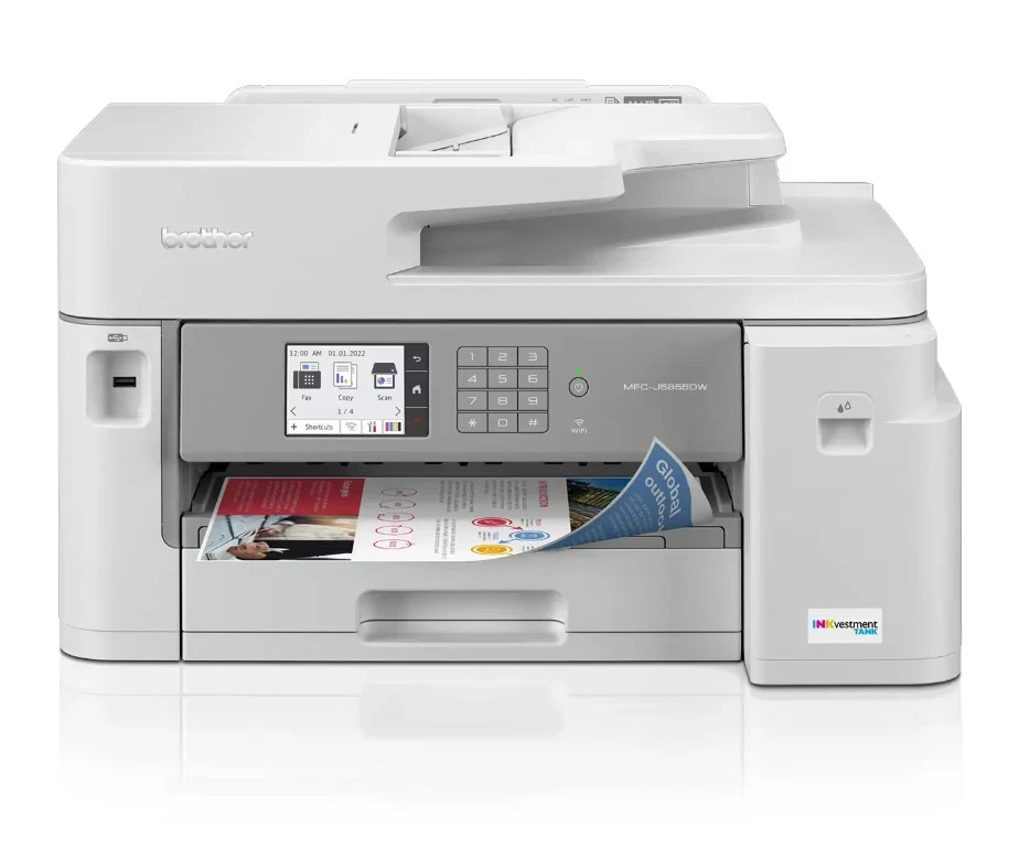 Brother MFC-J5855DW INKvestment Color Inkjet All-in-One Printer