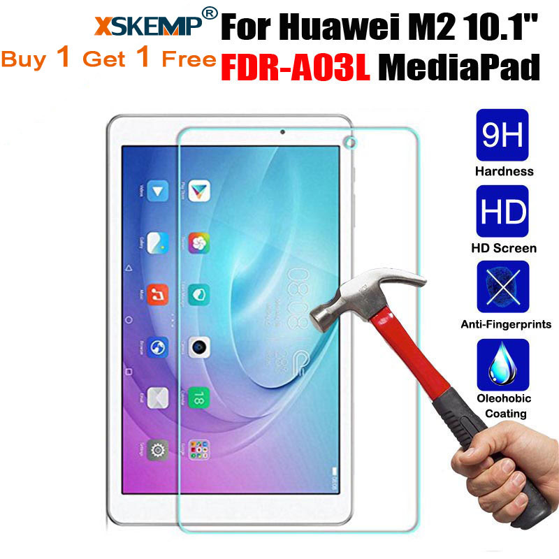 2X Premium Genuine Tempered Glass Film Screen Protector Cover For Huawei Tablets