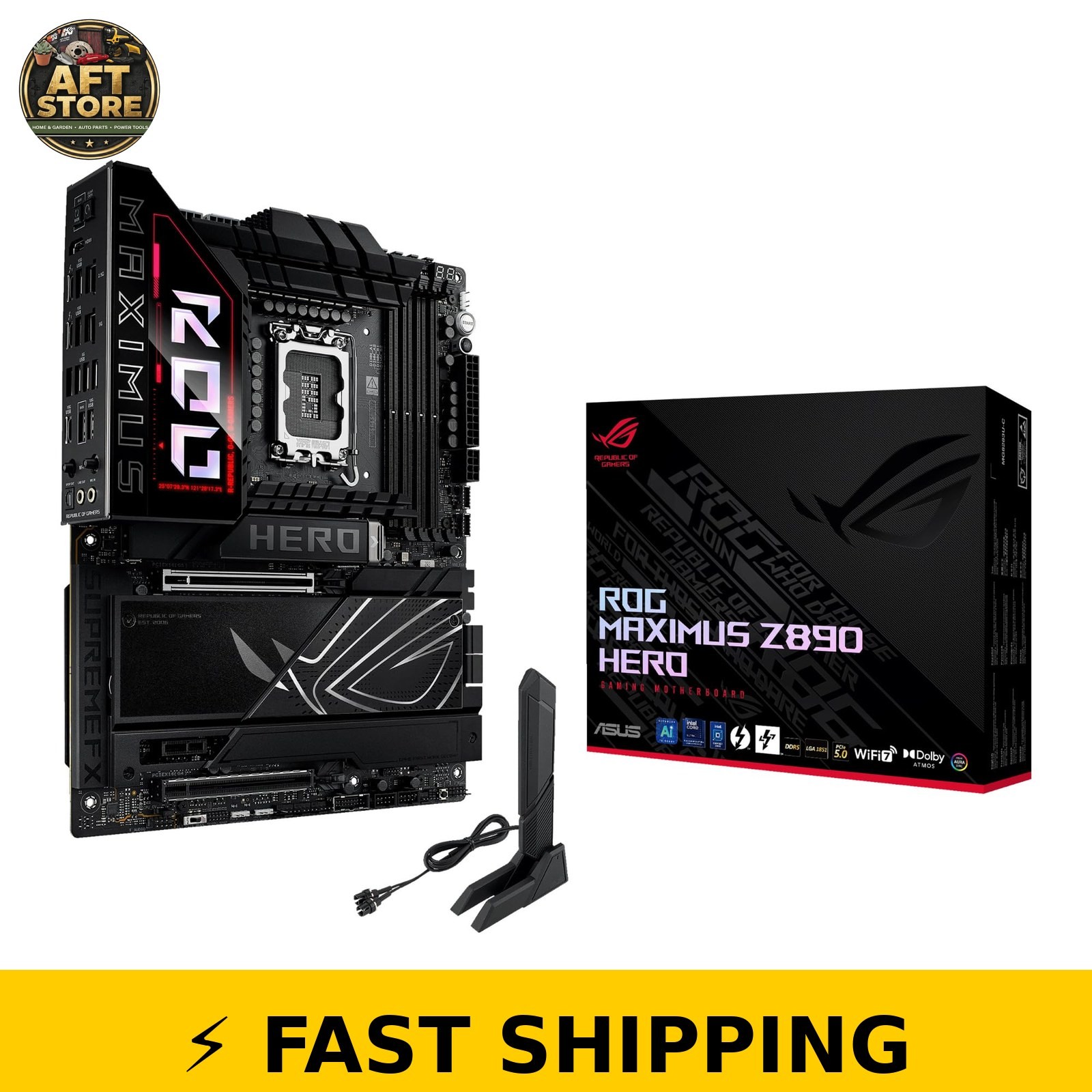 ASUS ROG Maximus Z890 Hero Motherboard - WiFi 7, DDR5, Thunderbolt 4