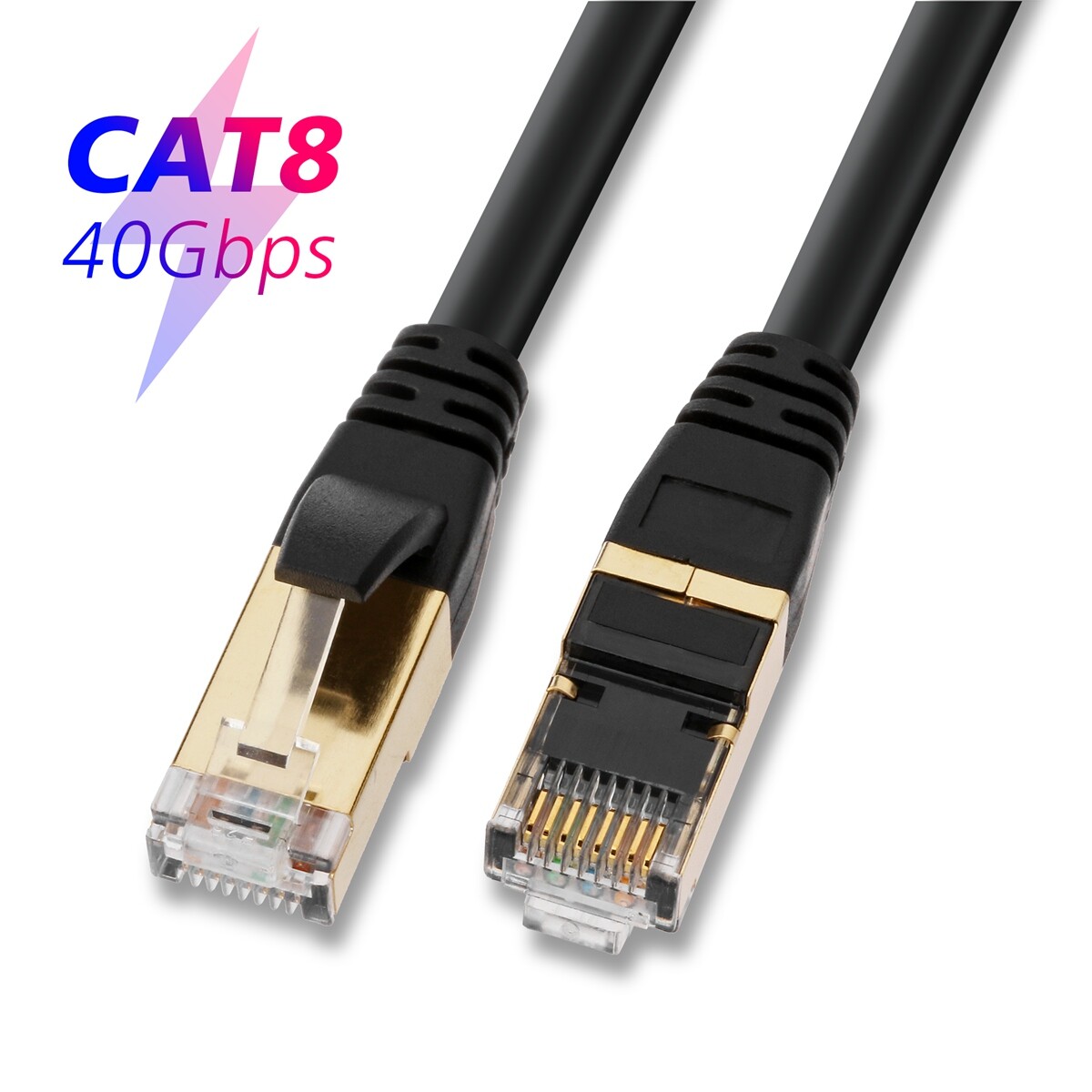 [Ultra Speed] Cat 8 Ethernet Cable RJ45 Cord Lot - 3 6 10 15 25 30 50 66ft
