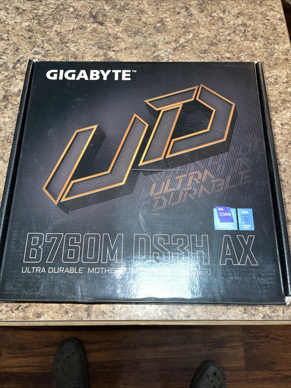 B760M DS3H AX Ultra Durable Motherboard for LGA1700 DDR5 Support