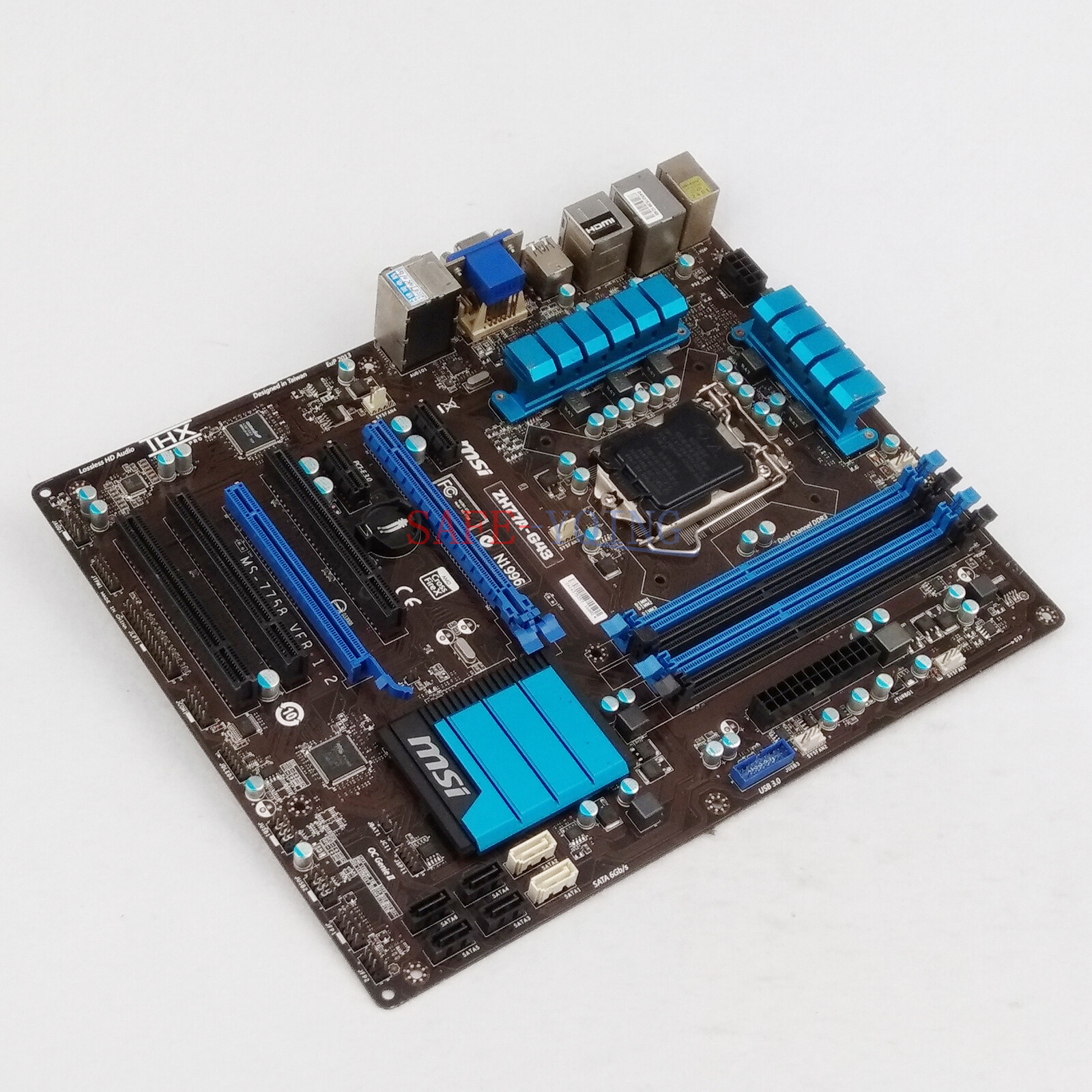 1PCS MSI ZH77A-G43 DDR3 LGA 1155 Motherboard for I3 I5 I7 CPU 32GB USB3.0