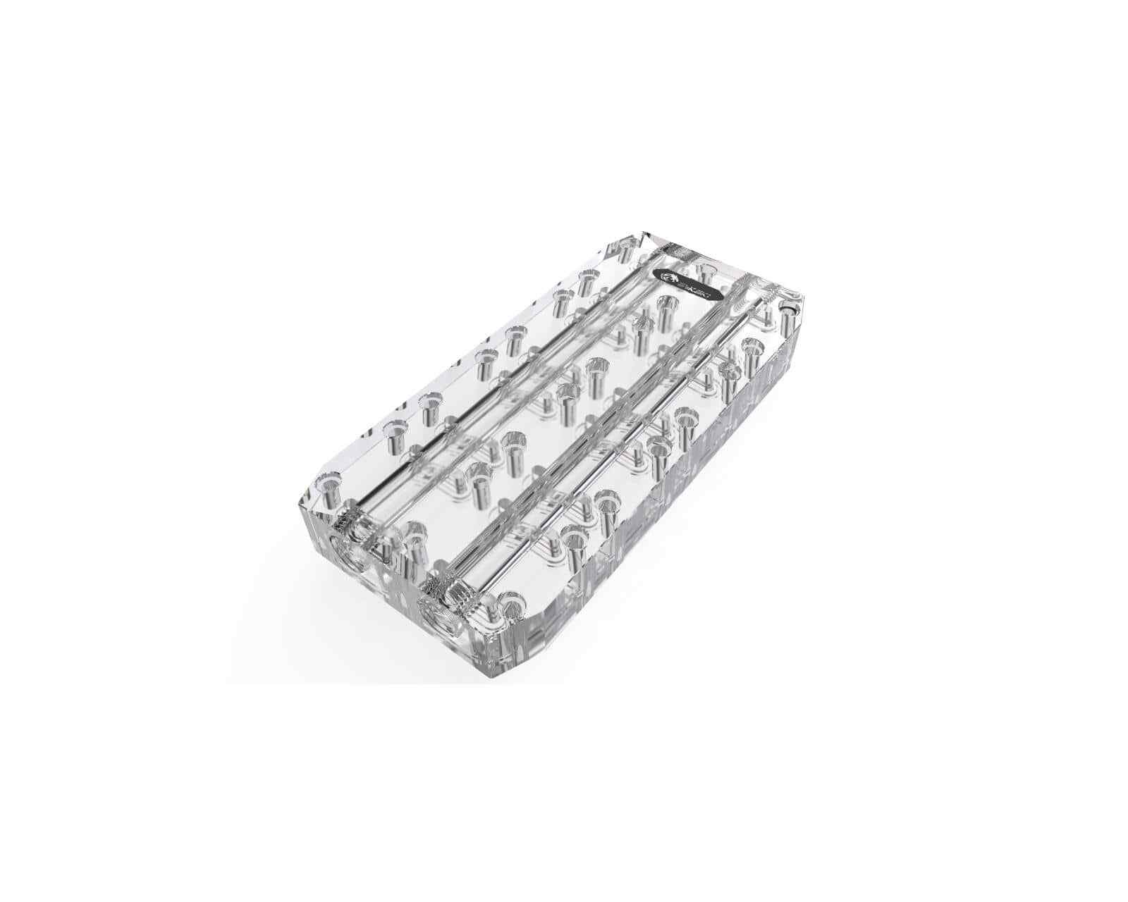 Bykski Quad GPU 40mm SLI/CF Connection Bridge Block for TC Blocks - (B-L3-4WA...