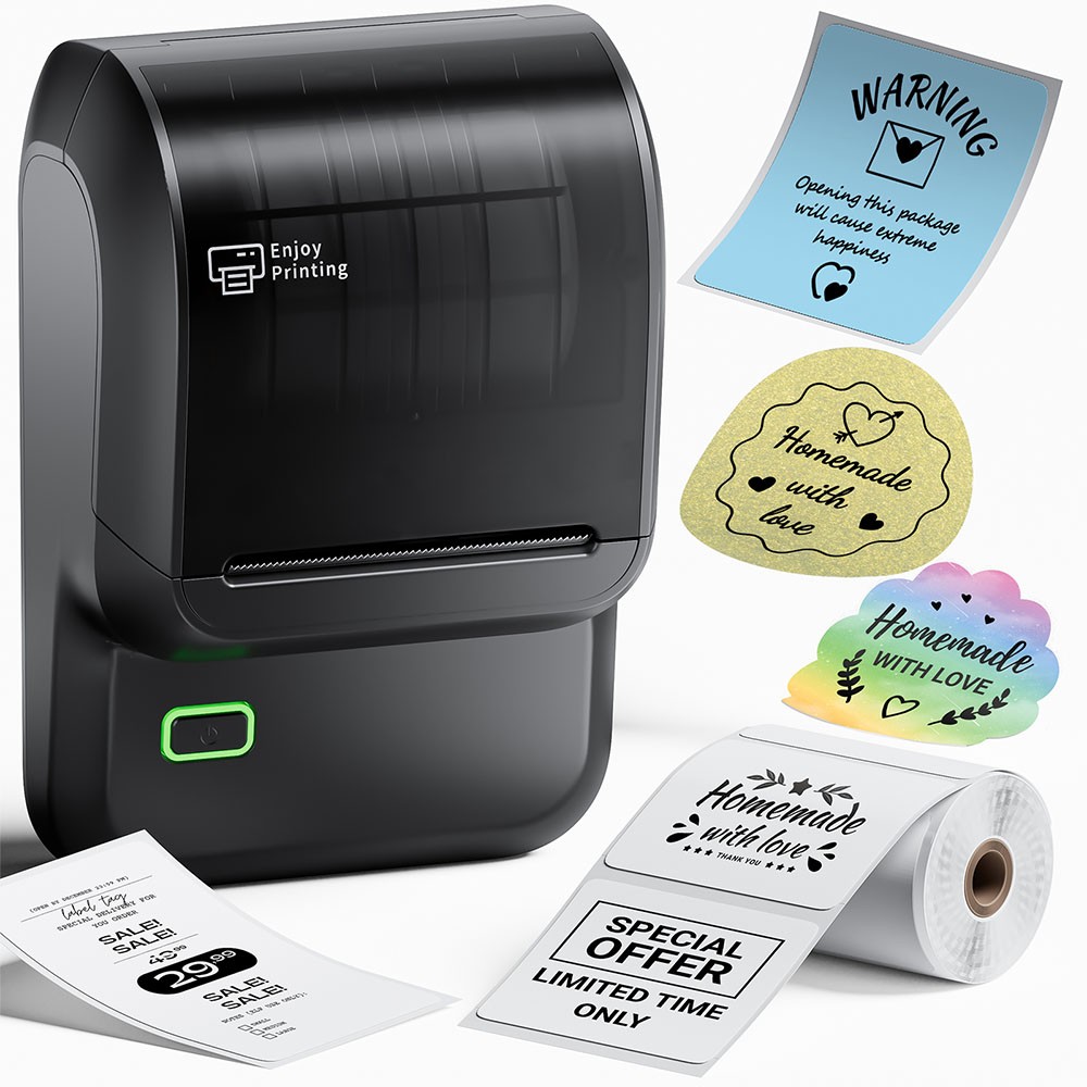 Phomemo Thermal Printer Label Makers Barcode Wireless Bluetooth Portable Printer