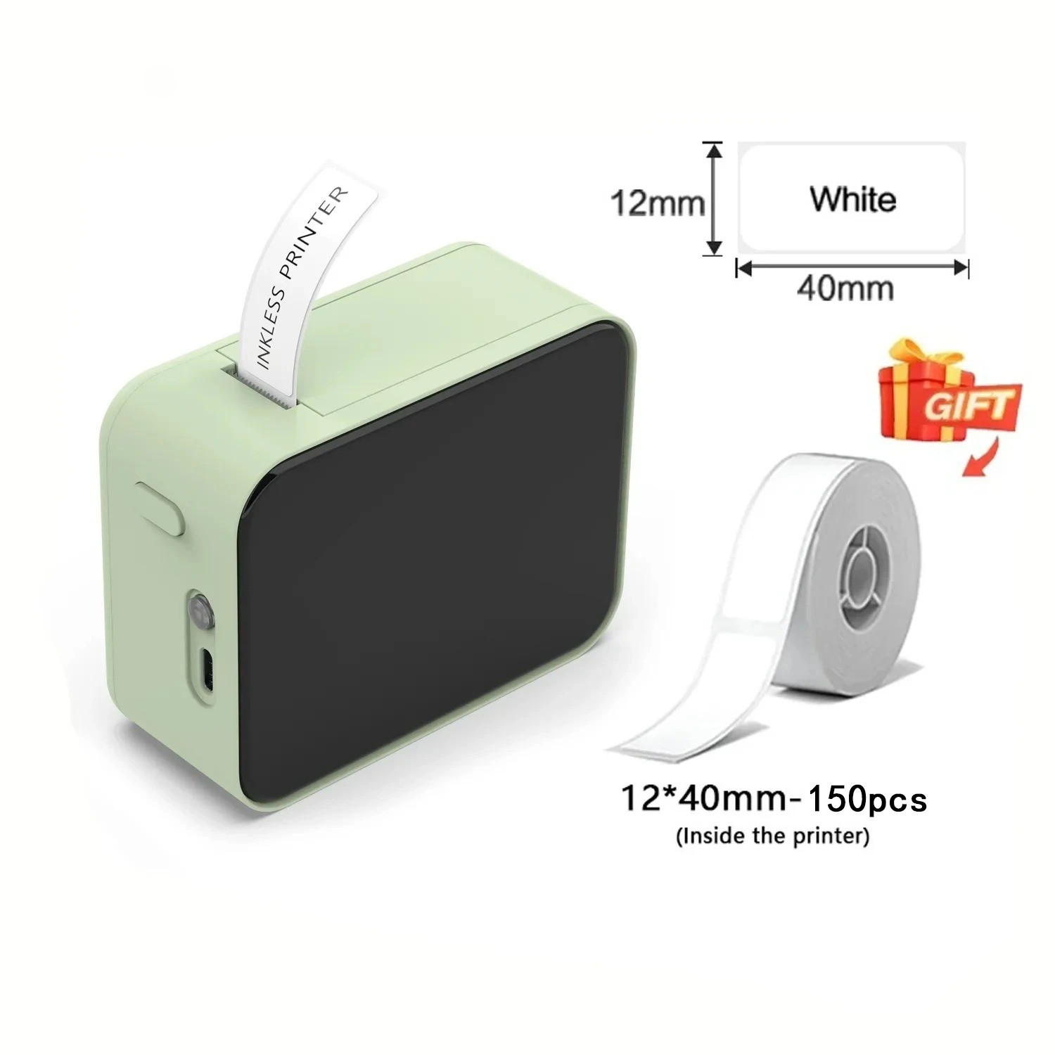MarkLife P15 Mini Portable Thermal Printer Wireless Bluetooth-compatible Label