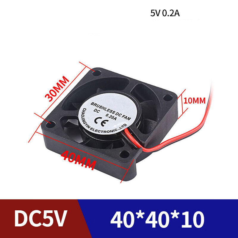 DC 5V 12V 24V Cooling Fans Computer Case Fan CPU PC Case Heatsink 40mm -120mm