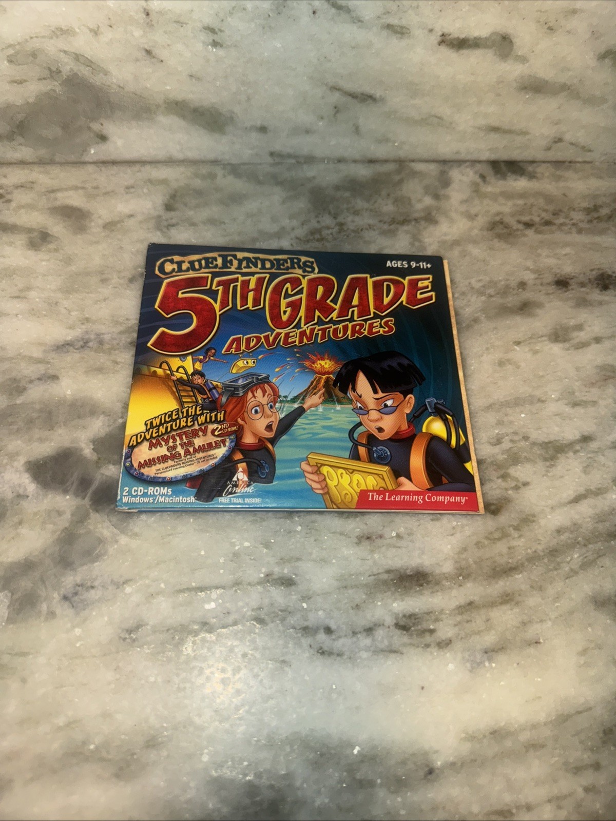 The Clue Finders 5th Grade Adventures Windows/Mac PC CD-ROM Ages 9-11+ One Disc