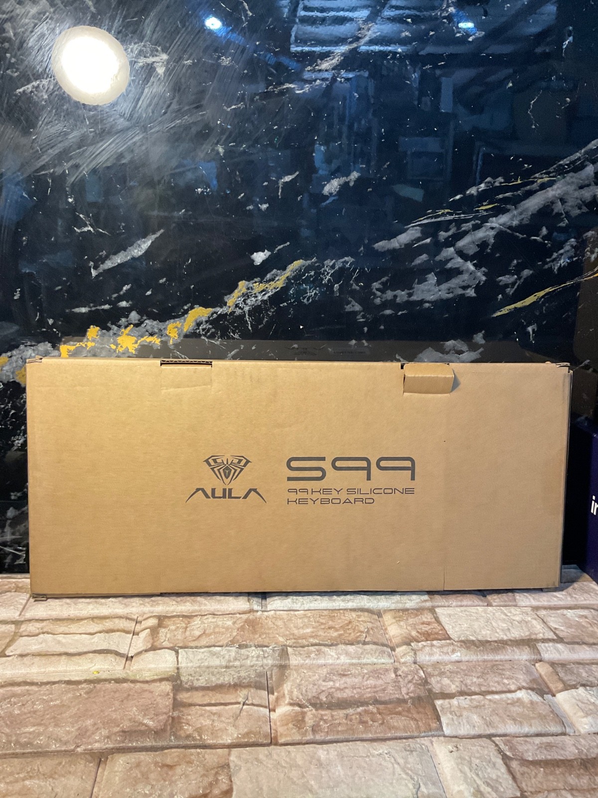 AULA S99, 99-Key, Wireless, Membrane, Gaming Keyboard, RGB, 5-Layer Padding, 200