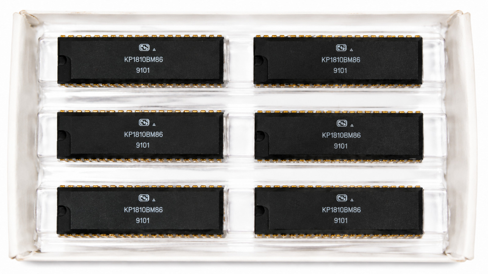 KR1810VM86 Soviet Intel 8086 Compatible 16-Bit CPU Vintage USSR NOS DIP-40