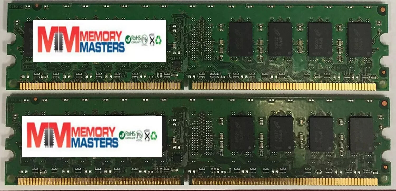 4GB 2x 2GB DDR2 533MHz PC2-4200 DESKTOP Memory RAM Non ECC 533 Low Density SDRAM