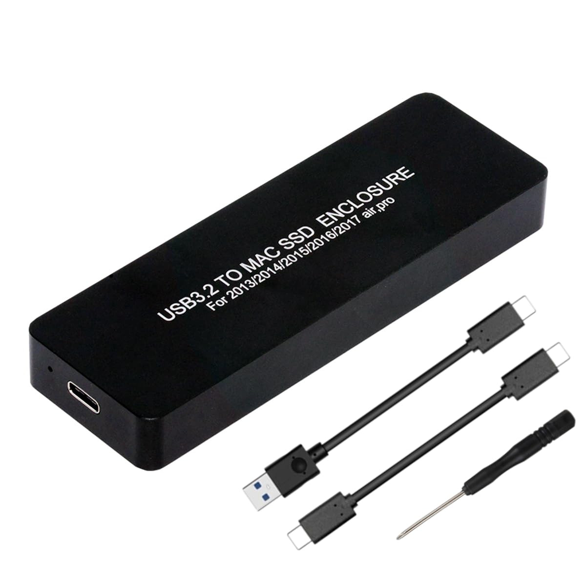 12+16Pin MAC SSD to USB 3.2 Gen 2X2 20Gbps Mobile HDD Case Enclosure