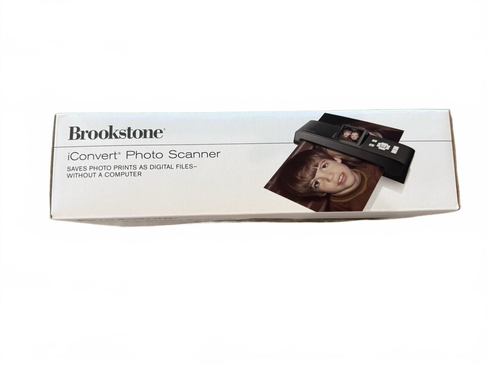 Brookstone iConvert Photo Scanner Save Photos Without Computer