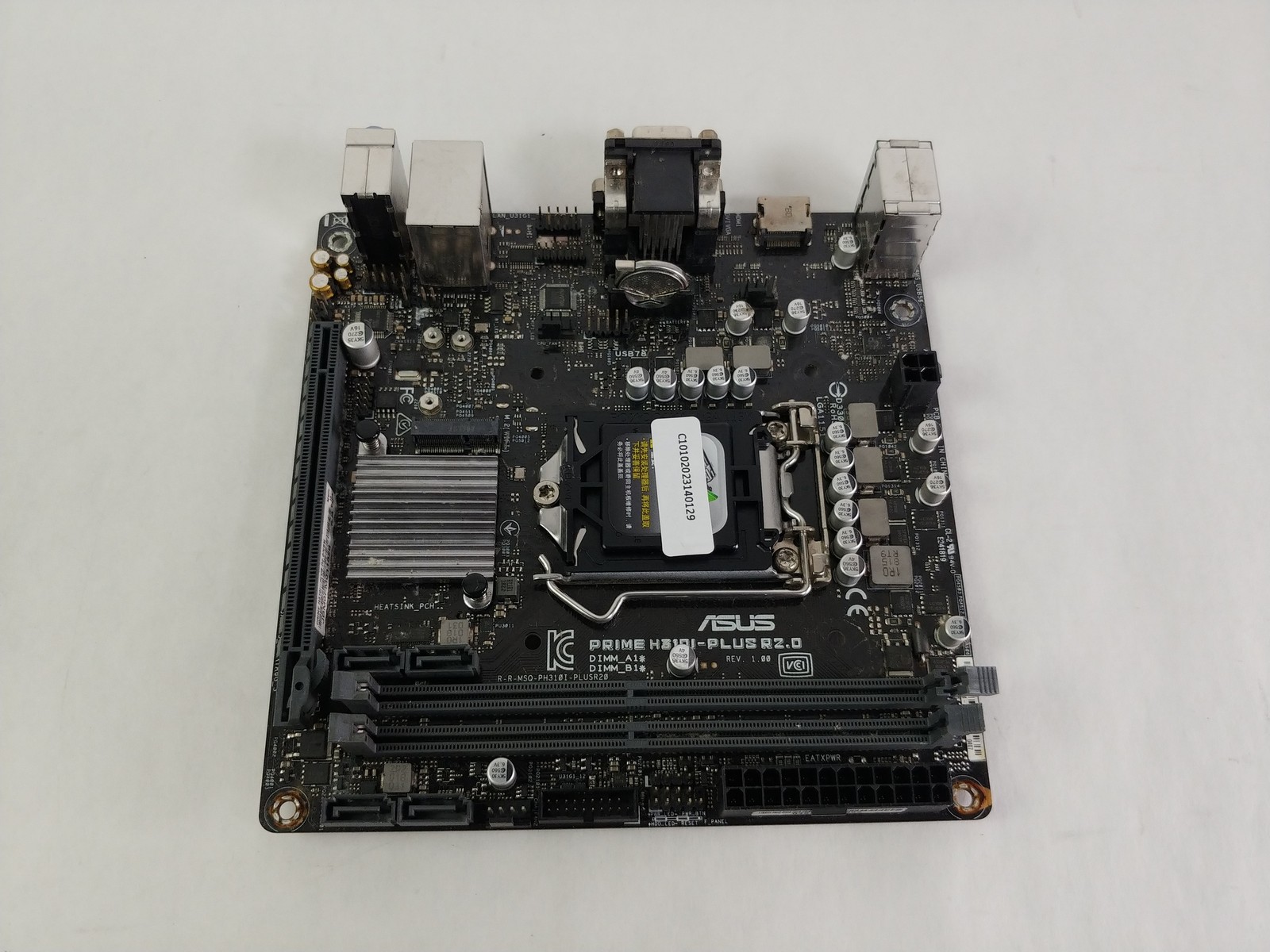 Lot of 2 Asus PRIME H310I-PLUS R2.0 Intel LGA 1151 DDR4 Desktop Motherboard