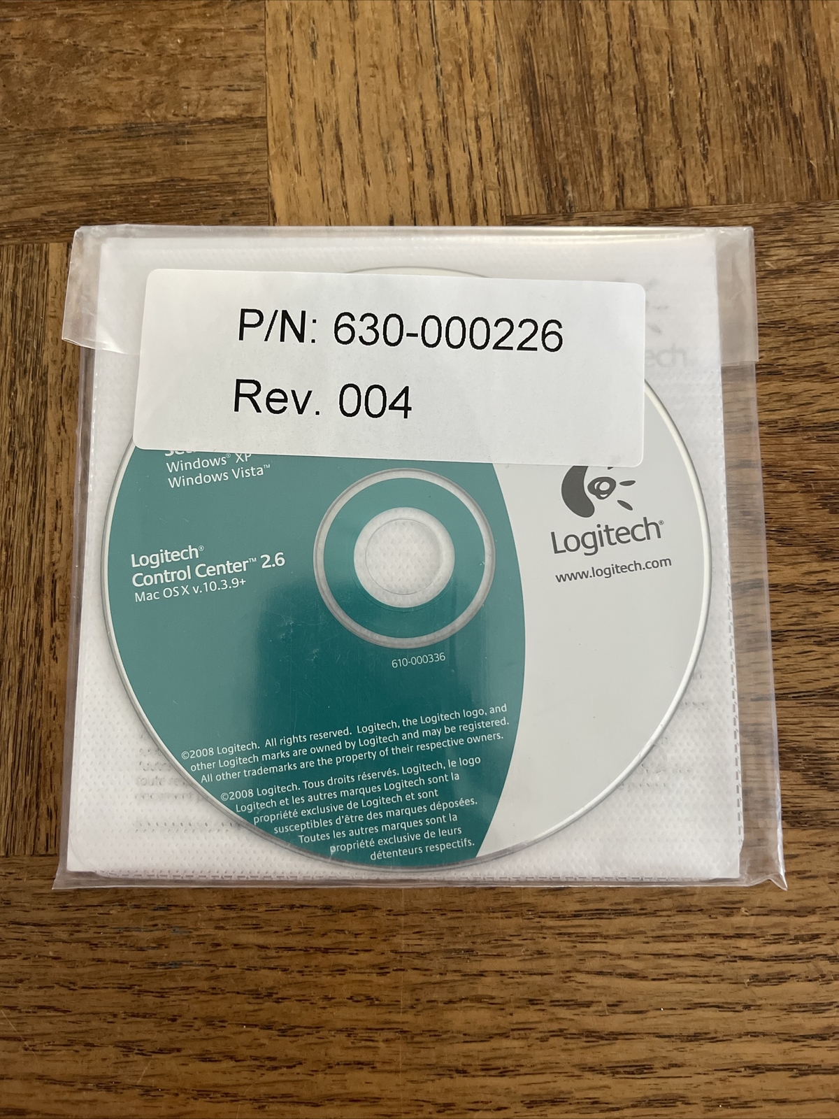 Logitech Control Center 2.6 PC Software