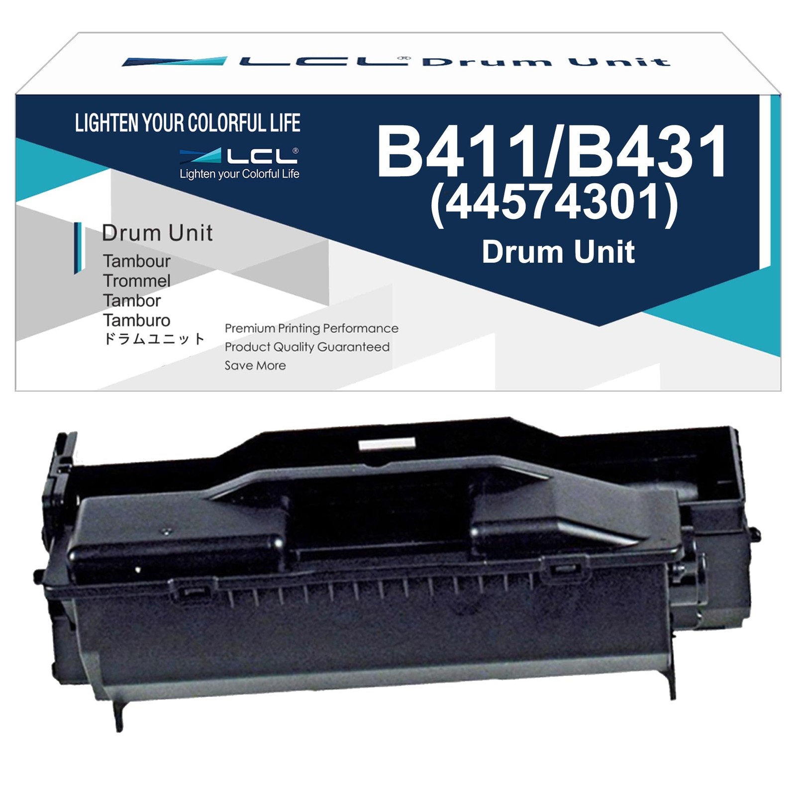 Compatible Drum Unit Replacement for B411 B431 B412 B432 B461 44574301 B411d