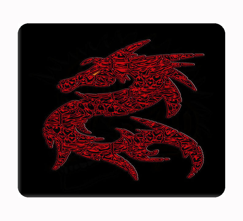 Custom Red dragon black computer, laptop,iPad,  mouse pad