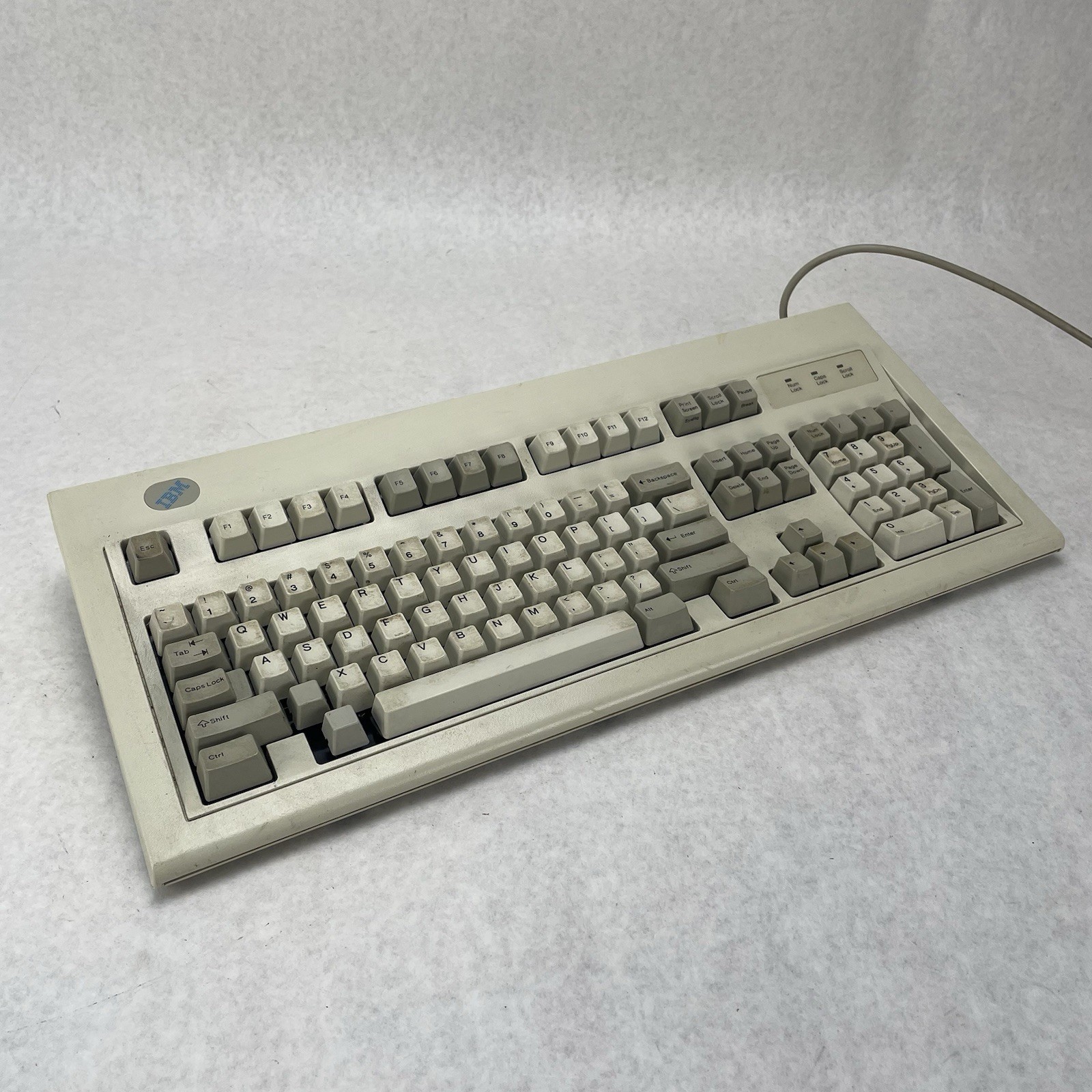Vtg 1995 IBM Model M Clicky Mechanical Keyboard 92G7453 Lexmark Missing Keycaps