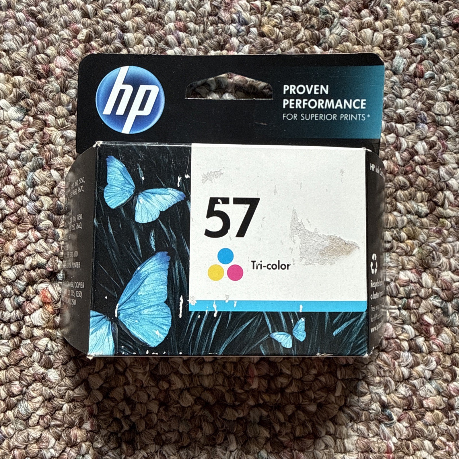 HP 57 Color Ink Cartridge NEW GENUINE