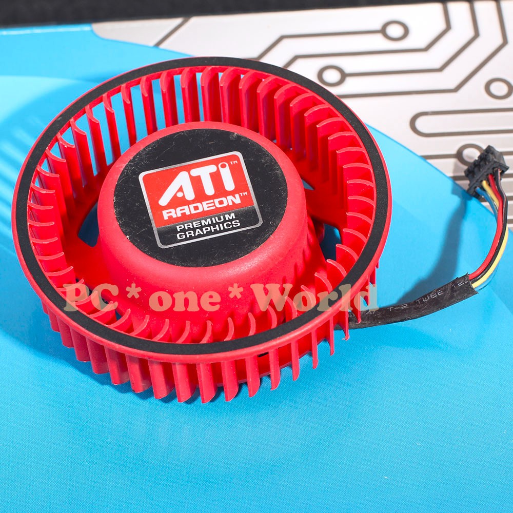 75mm ATI Radeon HD 5770 5850 6850 6970 Fan Replacement 37mm 4Pin FD9238H12S R79a