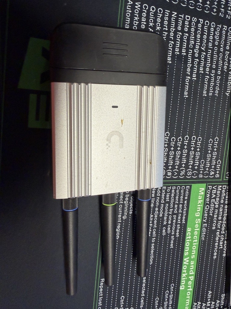 Ubiquiti UMR-Industrial UniFi Mobile Router LTE - Working, 3 Antennas, No PSU