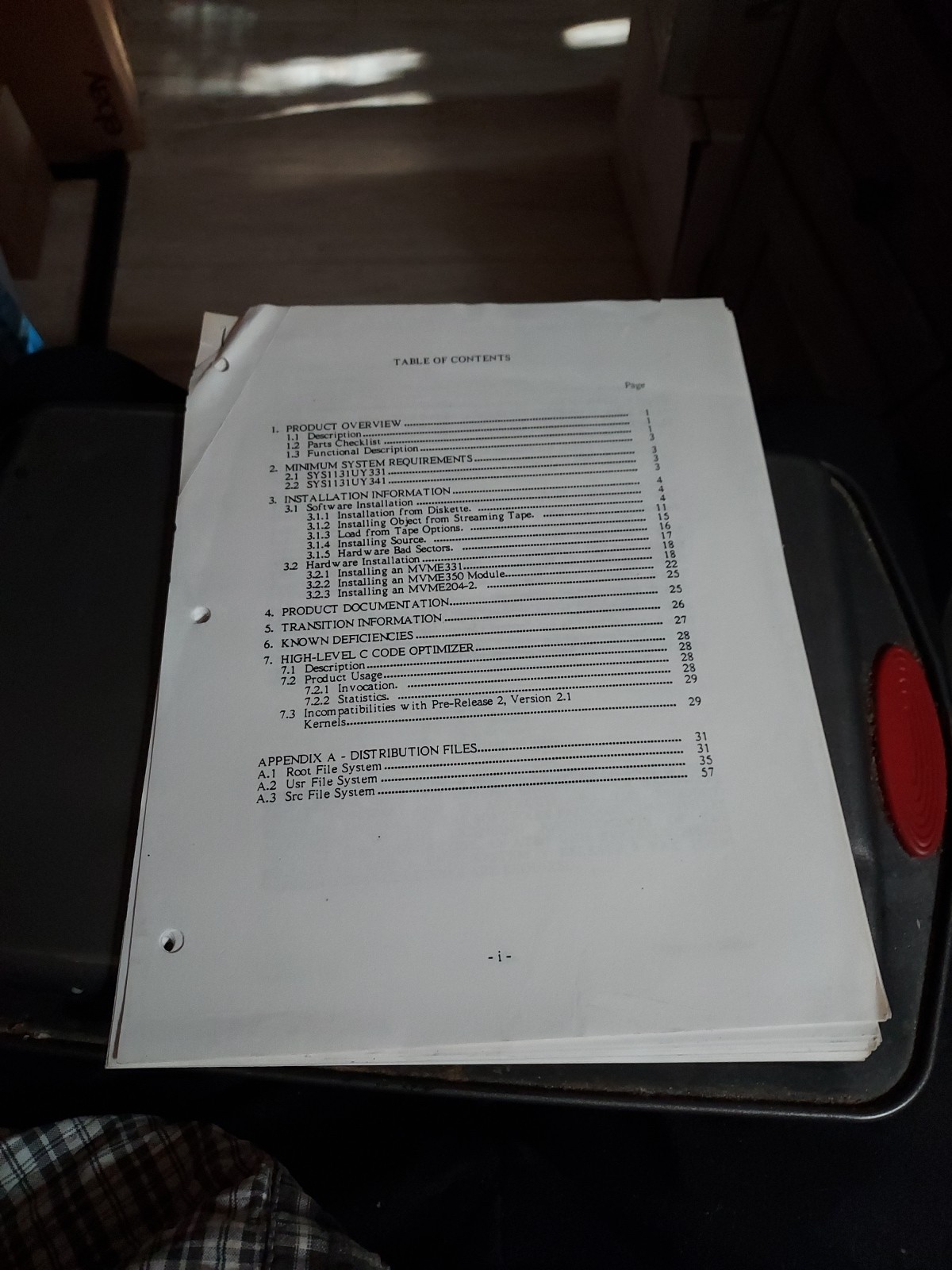 MOTOROLA MVME331SYSTEM V/68 RELEASE 2,VERSION 2.2