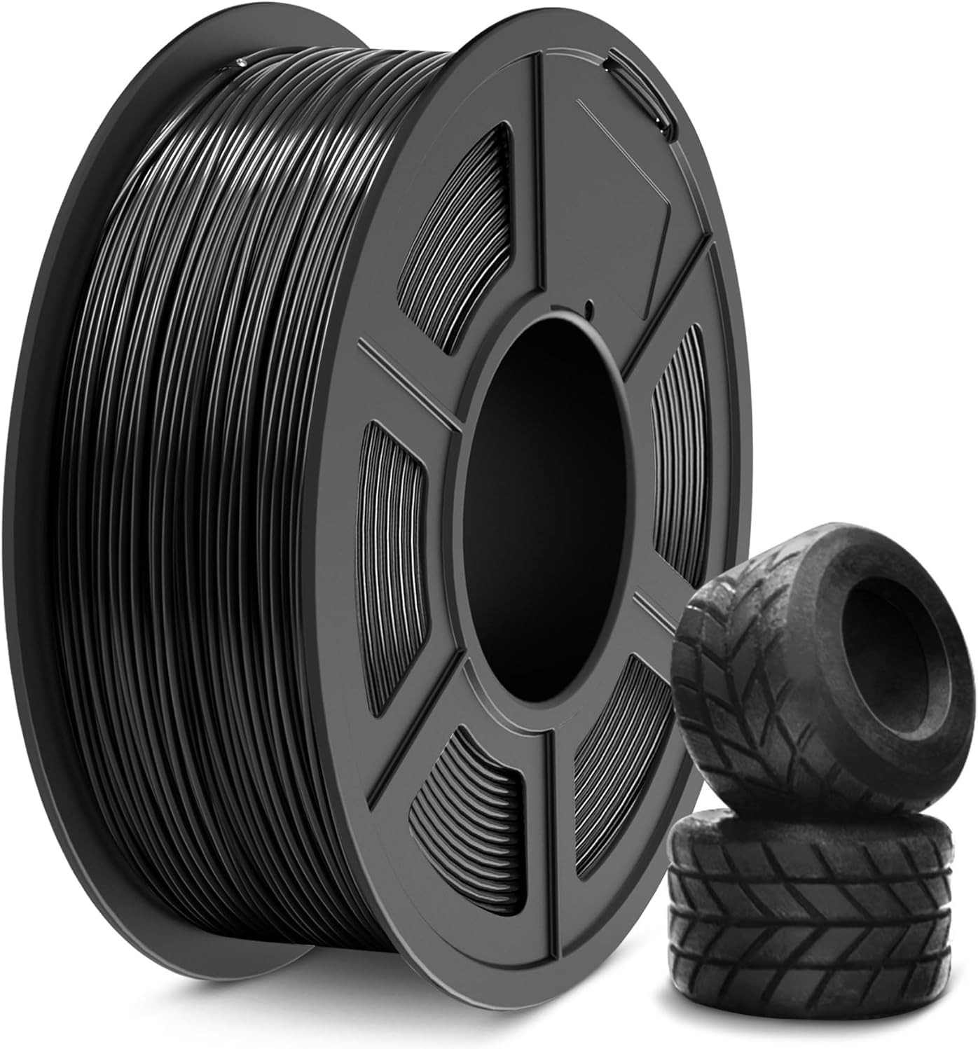 SUNLU TPU 3D Printer Filament 1.75Mm, High Speed 95A TPU Filament, 1KG Flexible