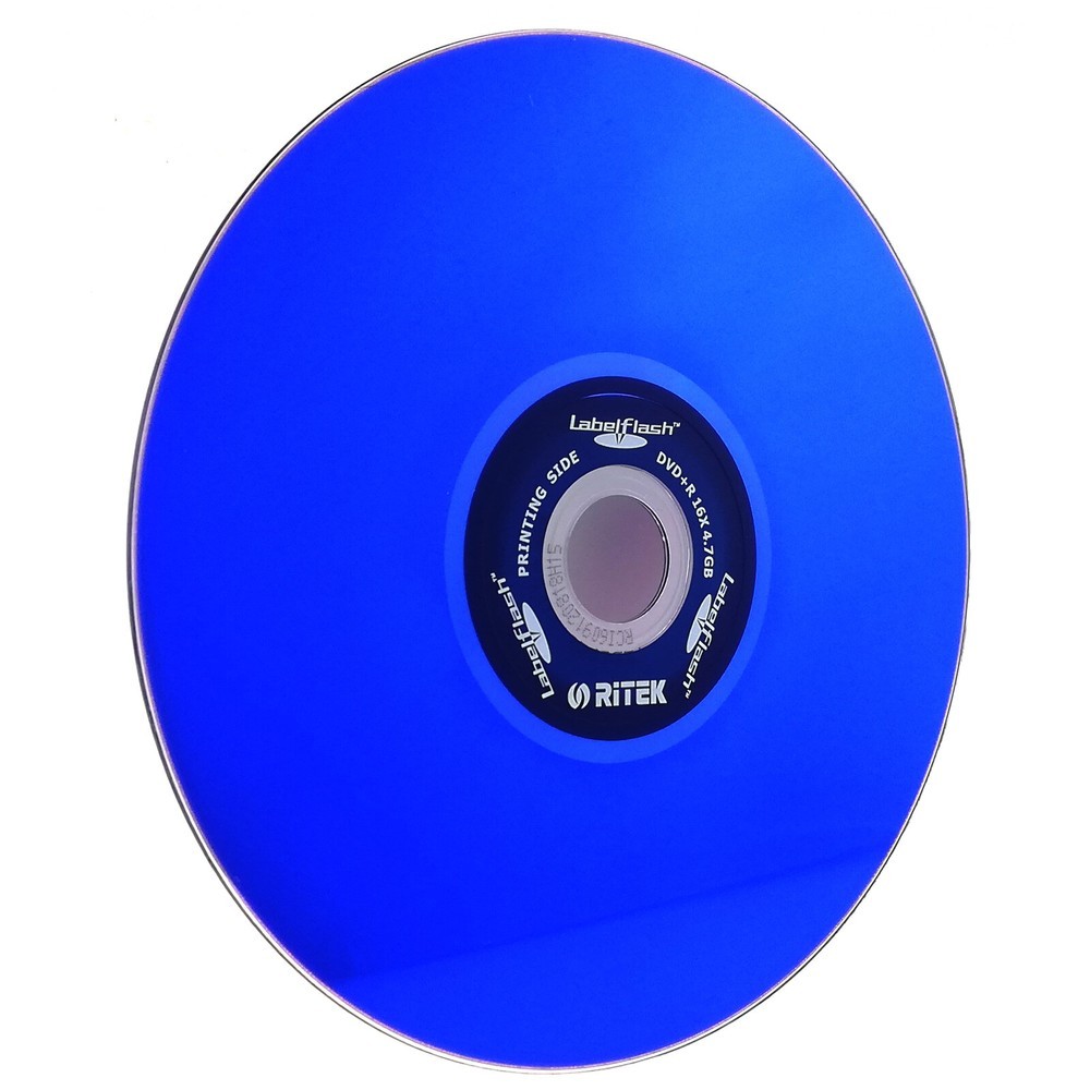 10pcs  Data Video Full Surface Labeling Labelflash DVD+R Blank Disc 4.7GB 120min