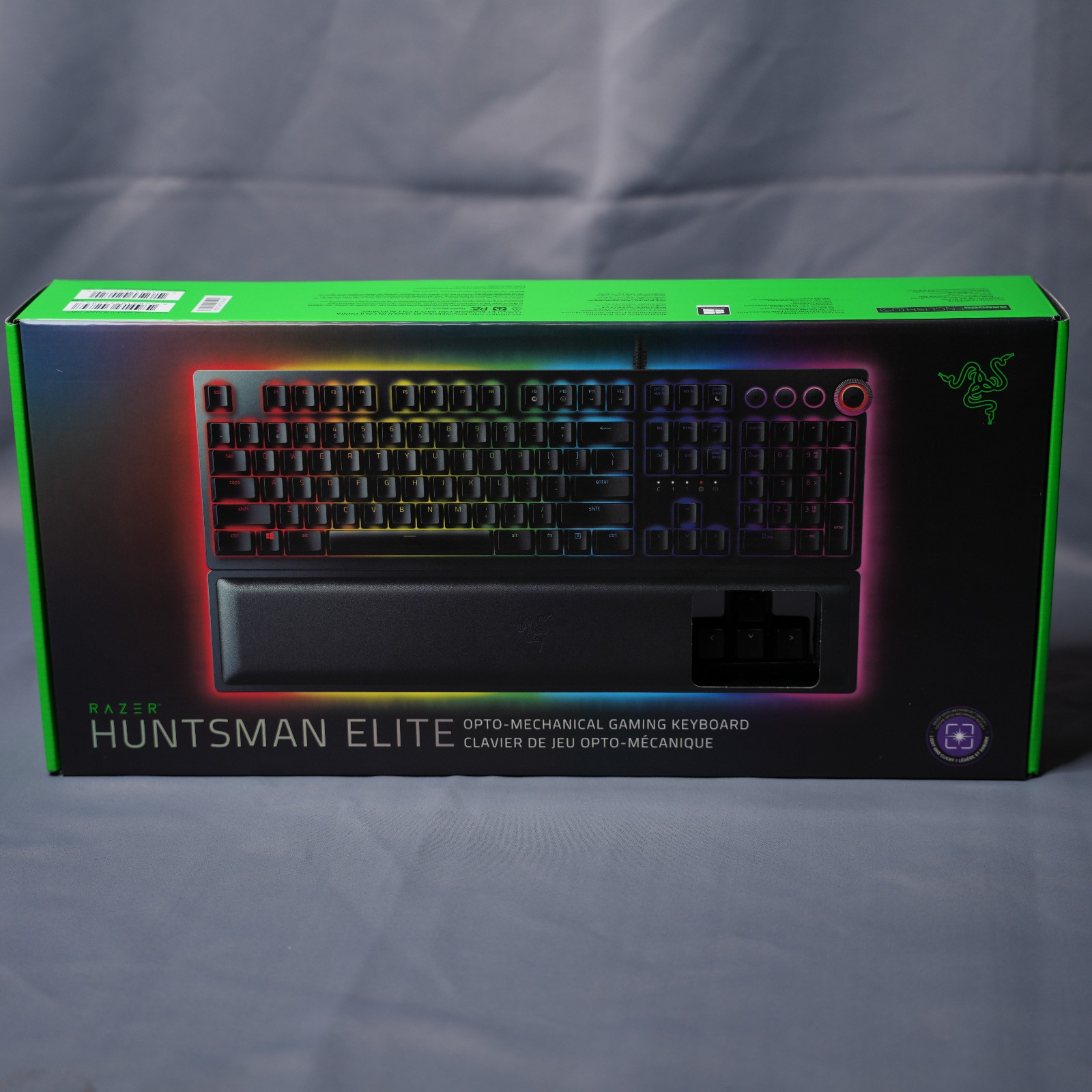 Razer Huntsman Elite Gaming Keyboard With Wrist Rest Used; In Good Condition