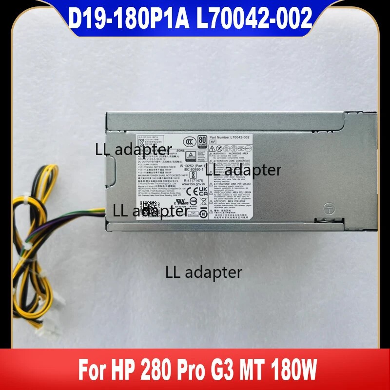 L70042-001 Original For HP 280 Pro G3 MT 180W Power Supply D19-180P1A PCK017