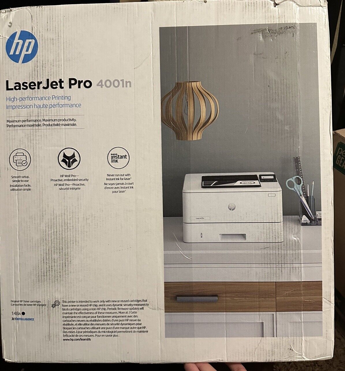 HP LaserJet Pro 4001N Monochrome Laser Printer