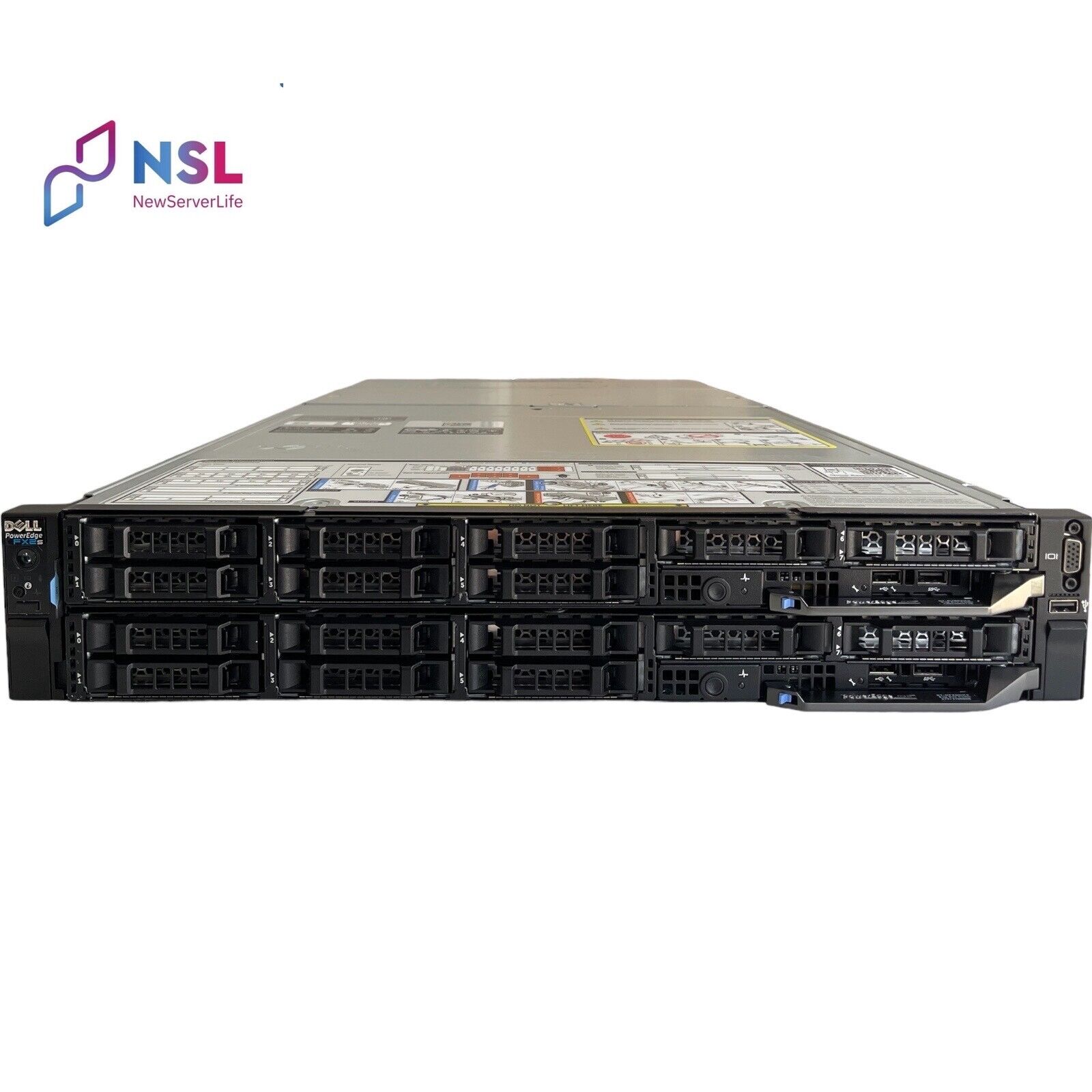 Dell PowerEdge FX2s 2x FC830 8SFF Server (4x 4628L v4 2x 128Gb) 2xFN410S 2x2400W