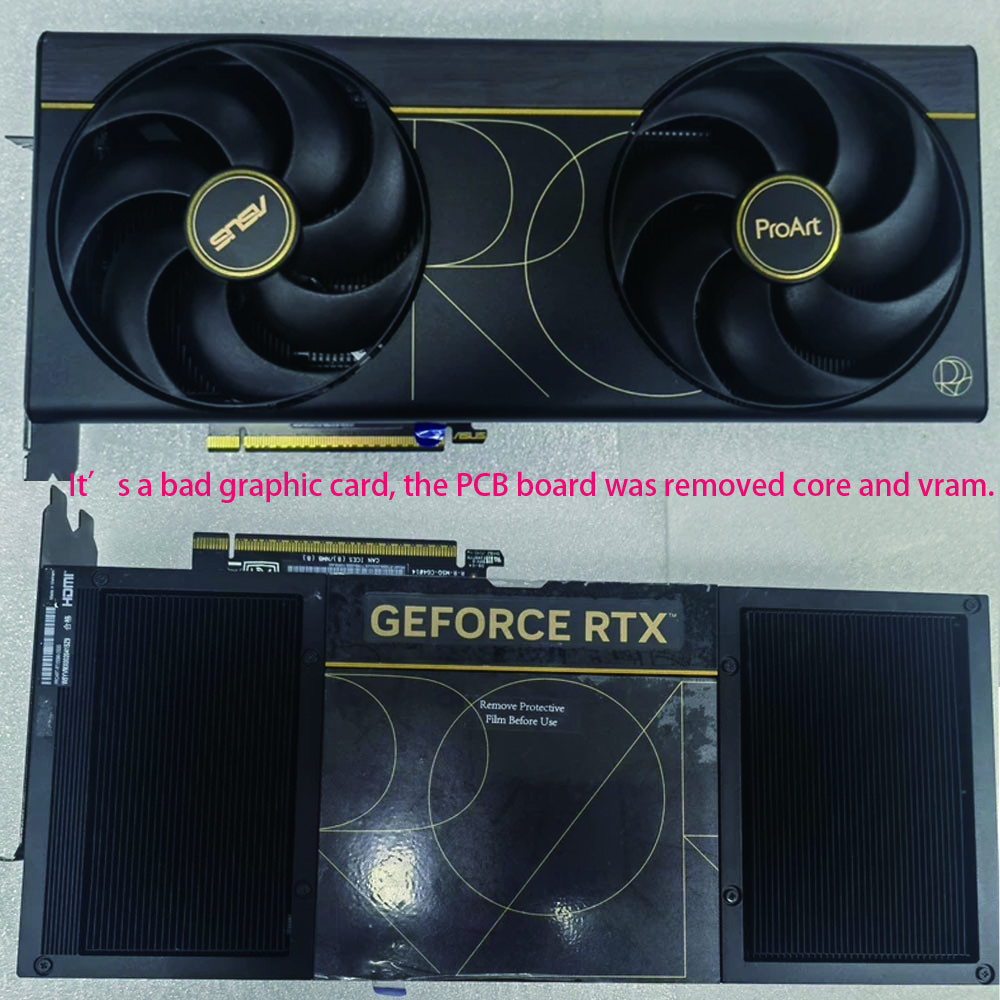For ASUS RTX5090 ProArt Super Bad Graphics Card HeatSink Cooling Fan or Bad PCB