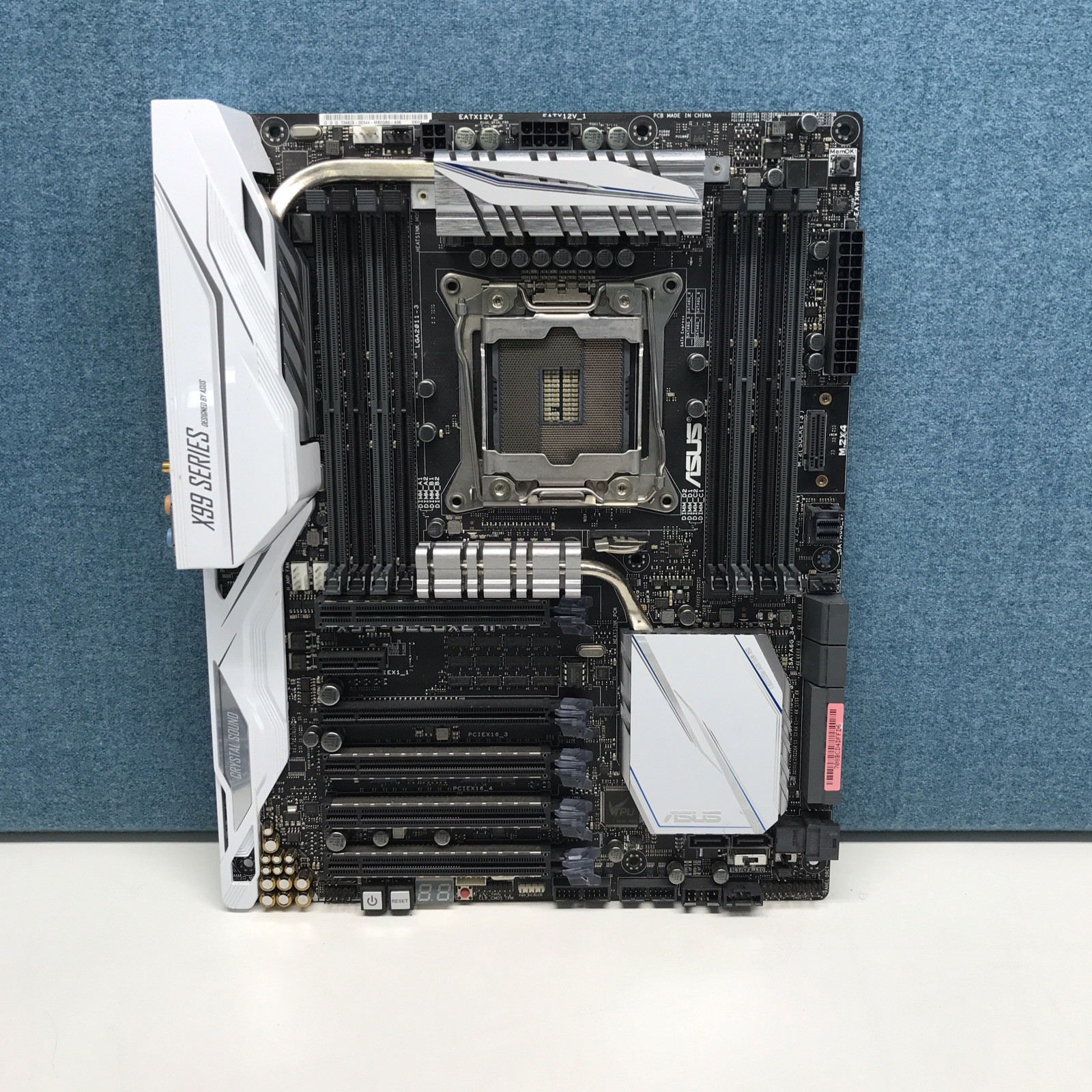 AS IS  ASUS X99-DELUXE II LGA 2011-3 DDR4 Intel SATA 3.0 USB3.0 ATX  MOTHERBOARD