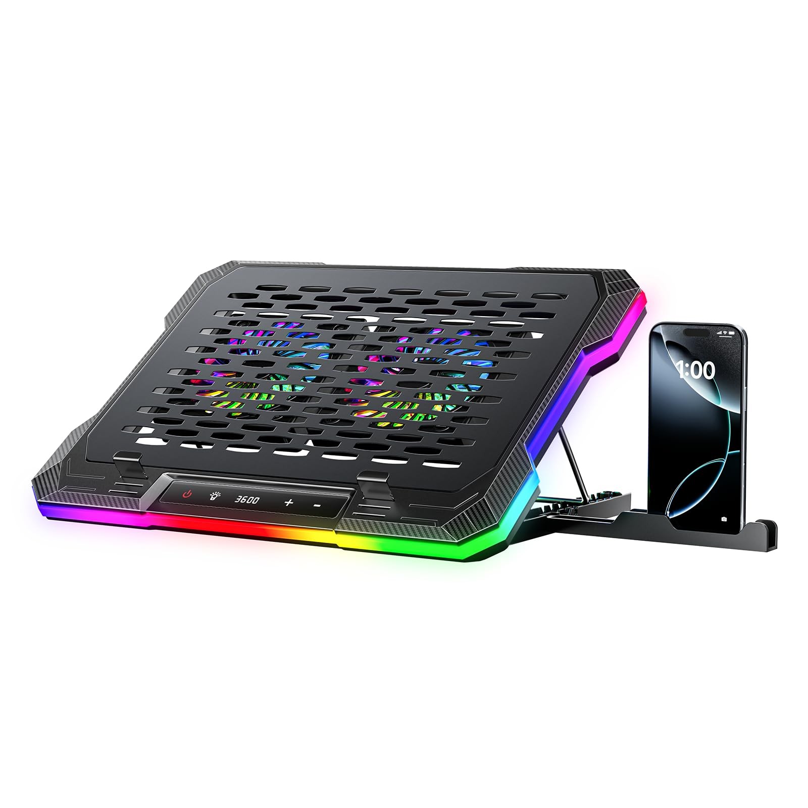 ChillCore 2 Detachable Fans RGB Gaming Laptop Cooling Pad, Rapid K6, K6RGB