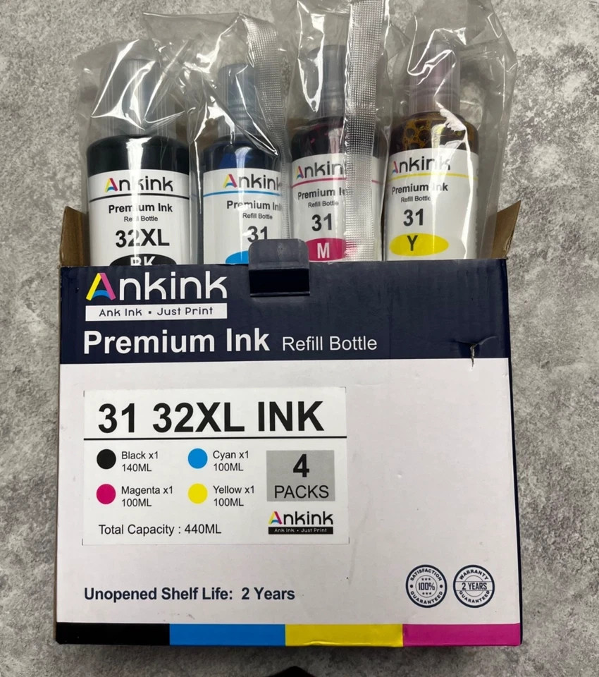 20 BOXES *4 ANKINK Compatible HP 31 32XL Combo Pack Ink)
