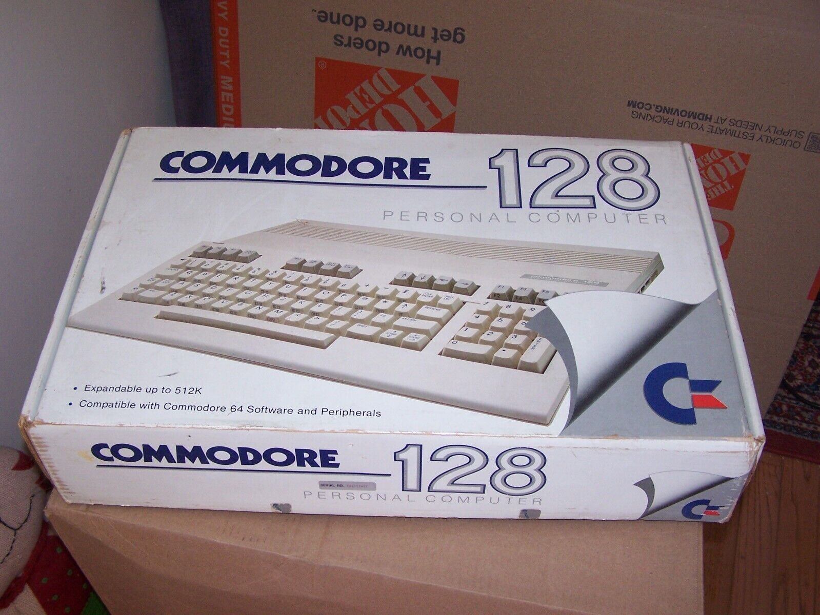 Commodore 128 Computer in original box - Estate find